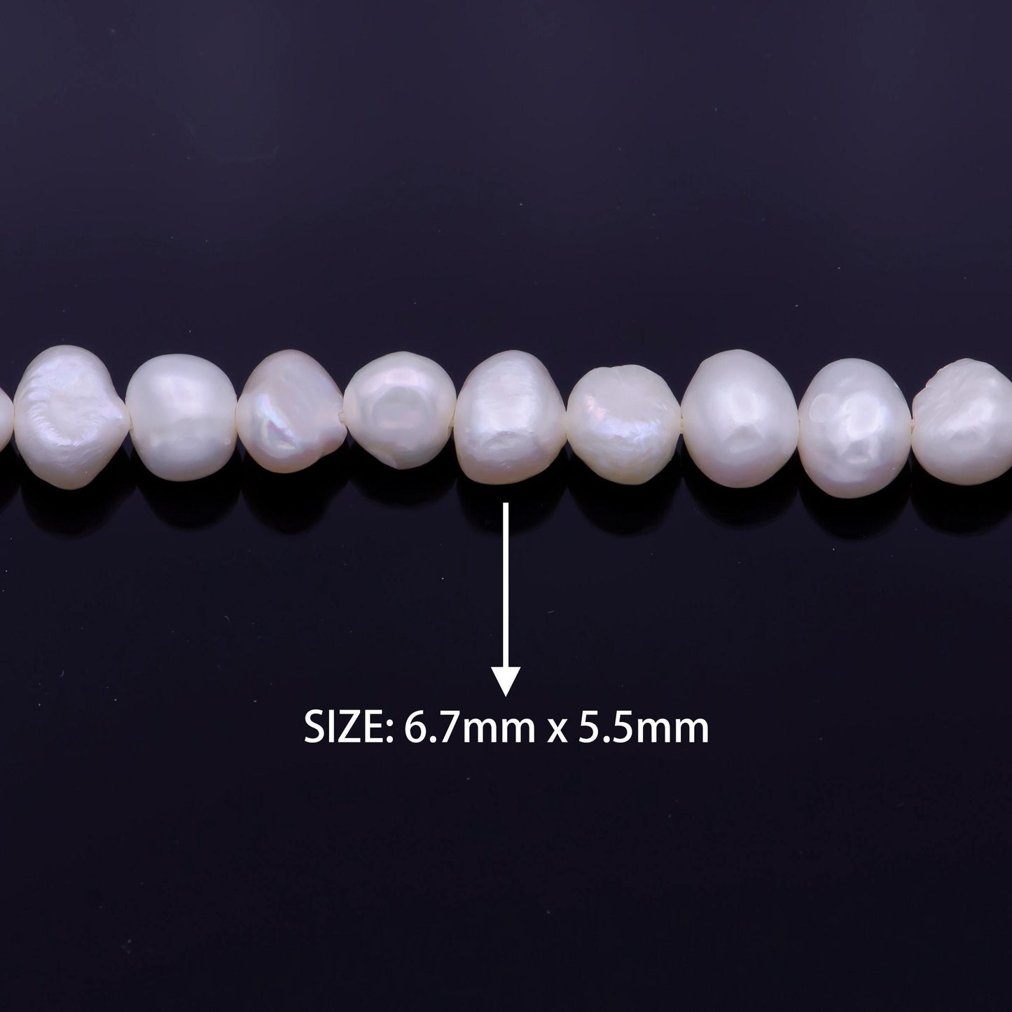 5.5mm seed pearl freshwater pearl, small pearls strand potato seed pearls, genuine culture pearl beads, seed pearl wholesale, wa-1334