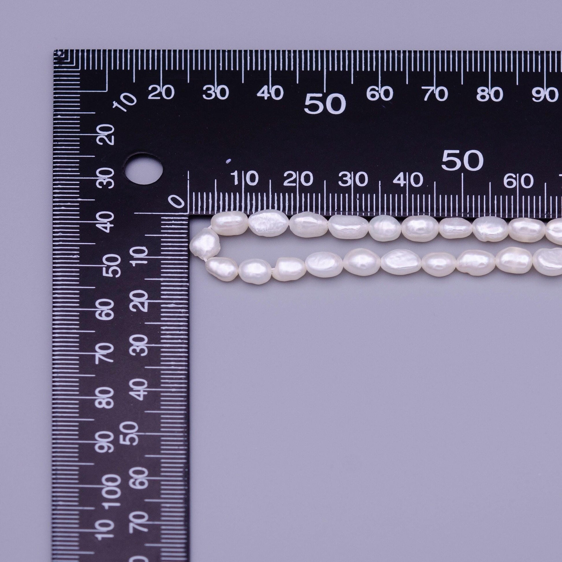 5.6mm aaa small nugget pearl beads, white freshwater pearl beads, loose, pearl strand, seed pearl, natural, luster pearl jewelry wa-1312