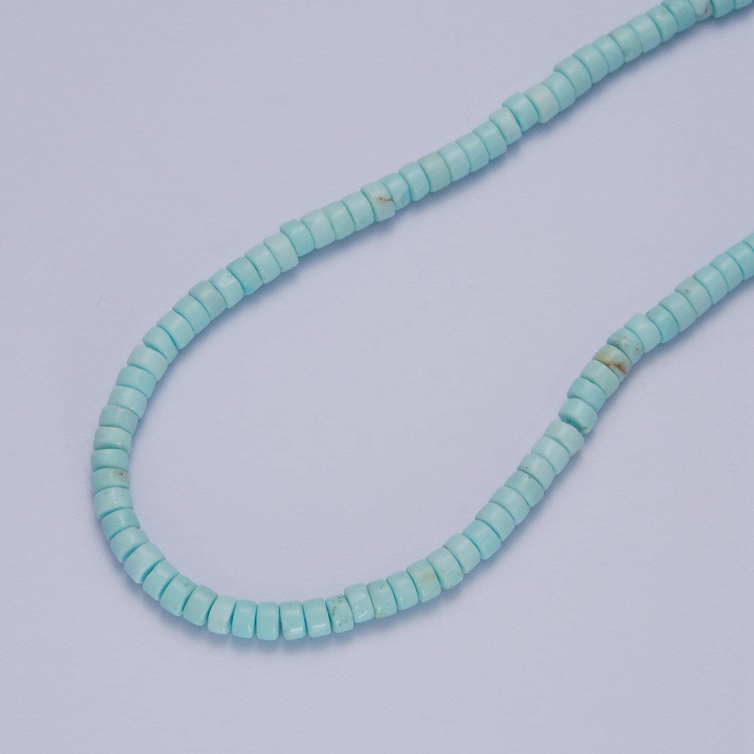 Heishi gemstone beads, 4mm disc pink quartz howlite aventurine stone semiprecious stones per strand for jewelry making supply