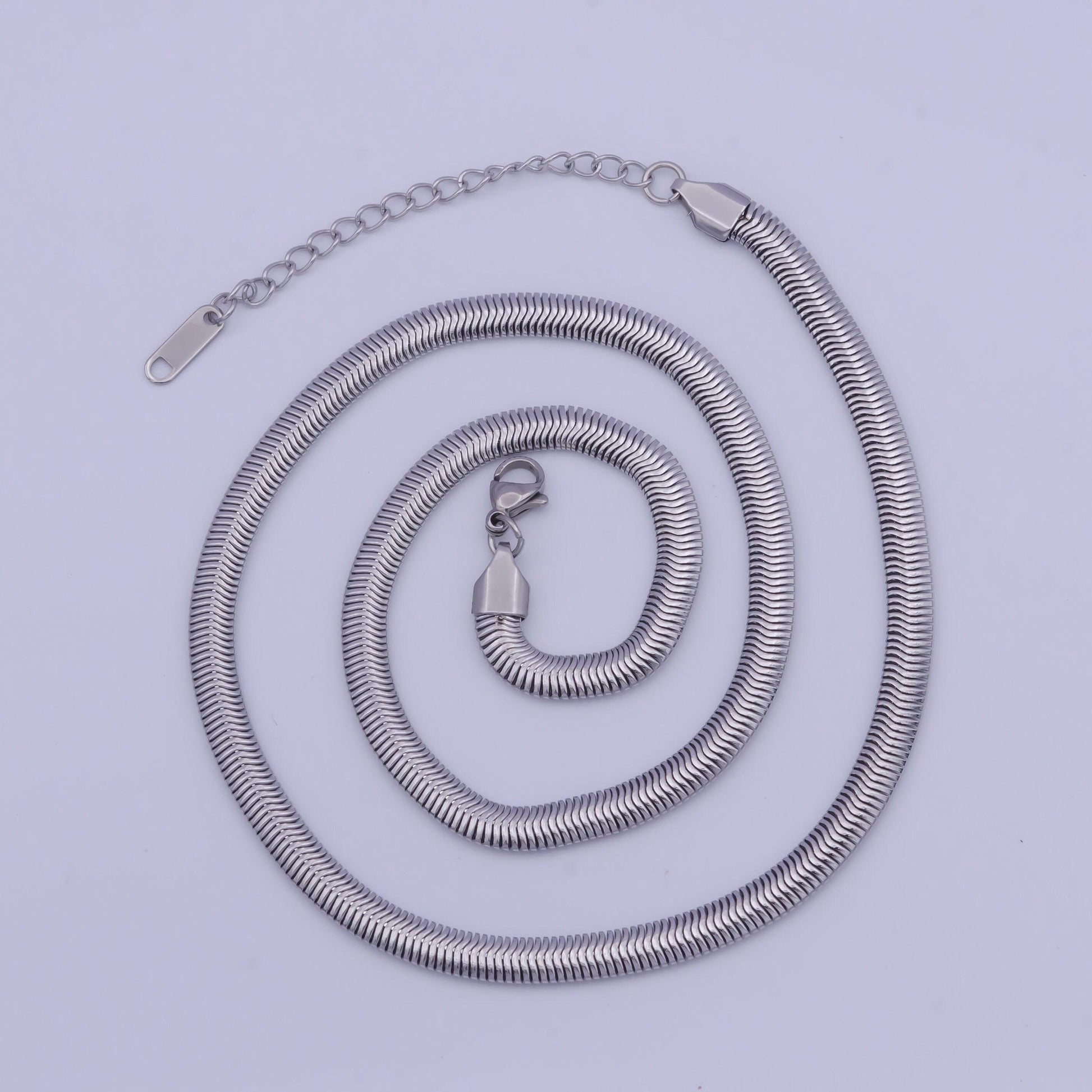 Bold gold, silver herringbone chain gold filled snake chain different sizes delicate gold snake anklet necklace bracelet | wa-1134~wa-1143