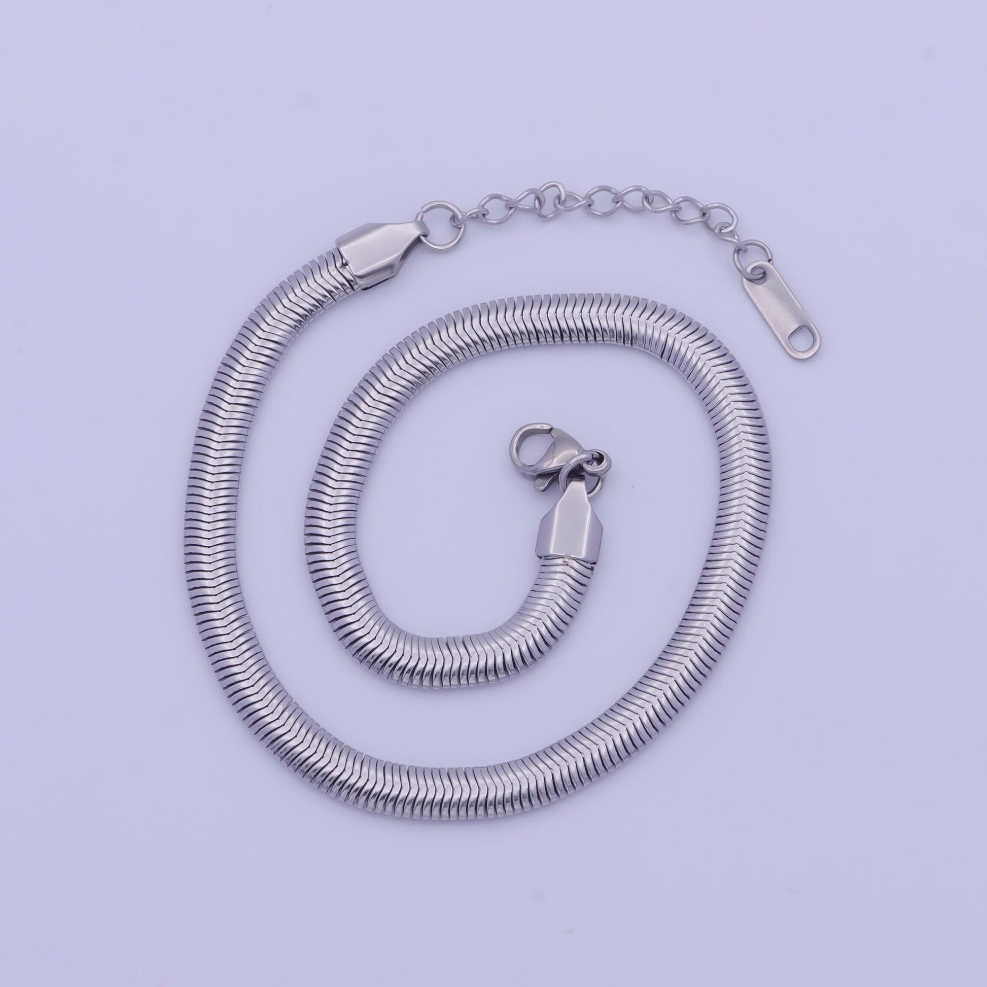 Bold gold, silver herringbone chain gold filled snake chain different sizes delicate gold snake anklet necklace bracelet | wa-1134~wa-1143