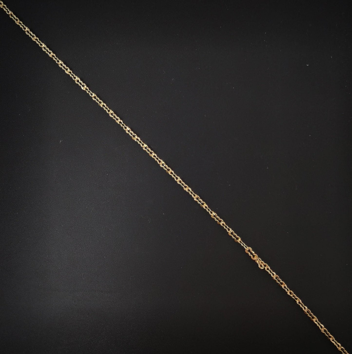 1pc 18'' ready to use 18k rosy gold unique necklace chain, layering unique chain dainty necklace, perfect for pendant necklace, 735
