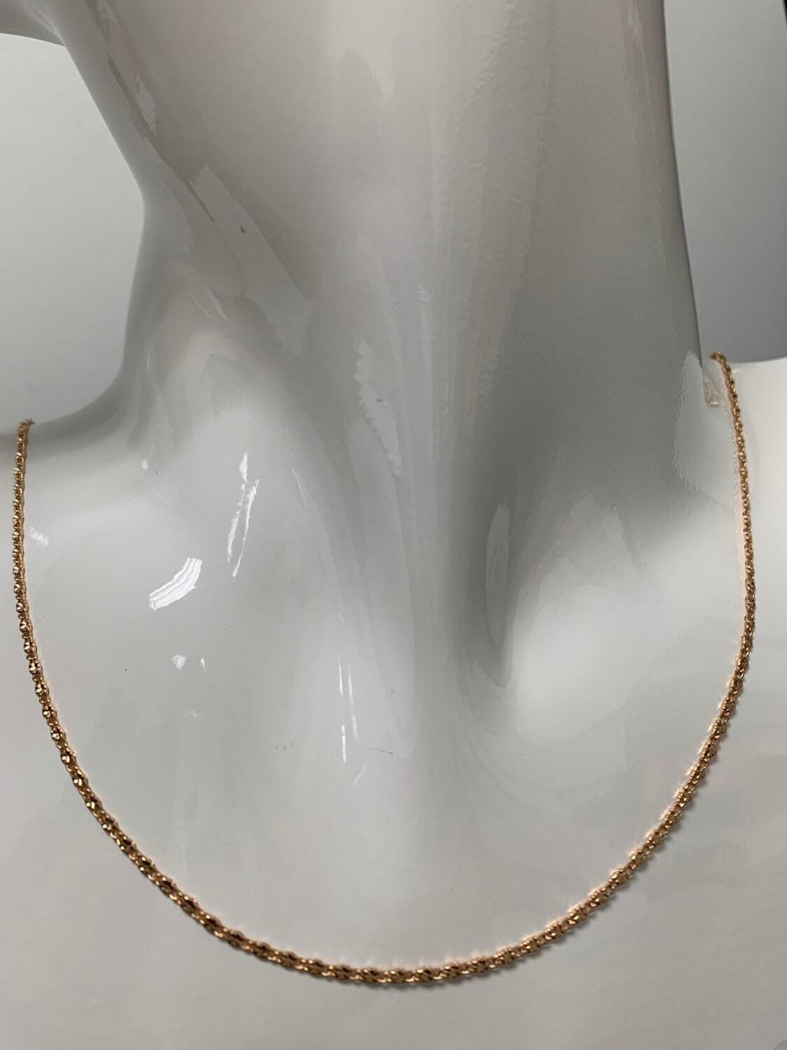 1pc 23.5'' ready to use 18k gold unique necklace chain, layering sunburst chain dainty necklace,perfect for pendant charm necklace, 412