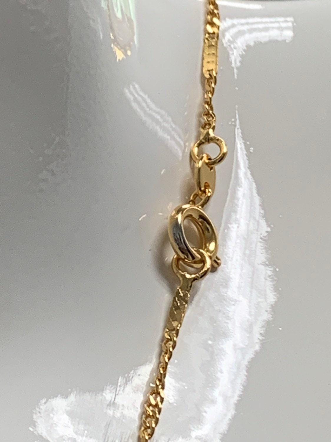 1pc 17.5'' ready to use gold singapore necklace, layering spiral bar chain dainty necklace, perfect for pendant necklace, 330