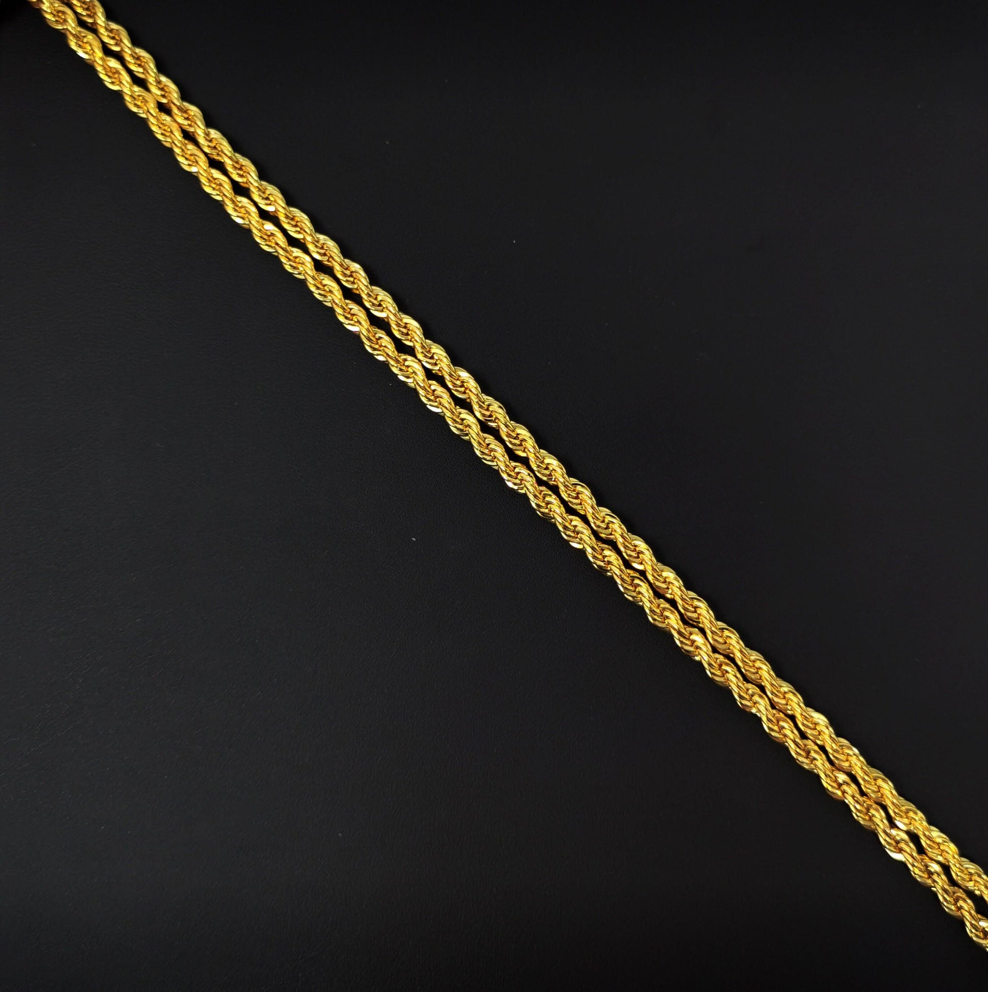 1pc 18'' ready to use gold rope necklace chain, layering rope chain dainty necklace, for pendant charm necklace, chain-435/ 290