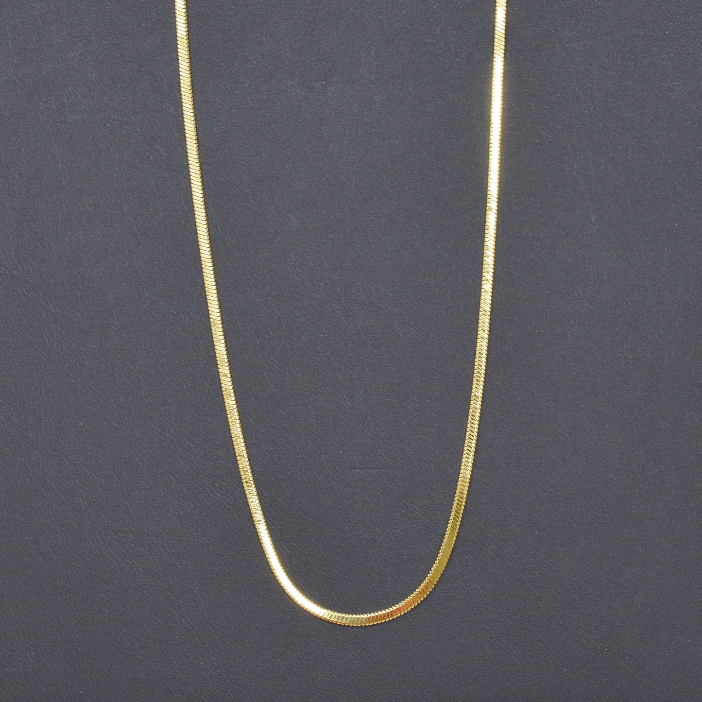 1pc 23.6'' ready to use 24k gold cocoon necklace chain, layer snake chain dainty necklace, for pendant charm necklace making, 998