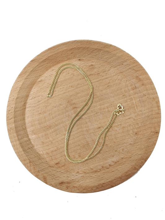 1pc 17.7'' ready to use 14k gold filled herringbone curb necklace chain, layer curb chain dainty necklace, for pendant charm necklace ,559