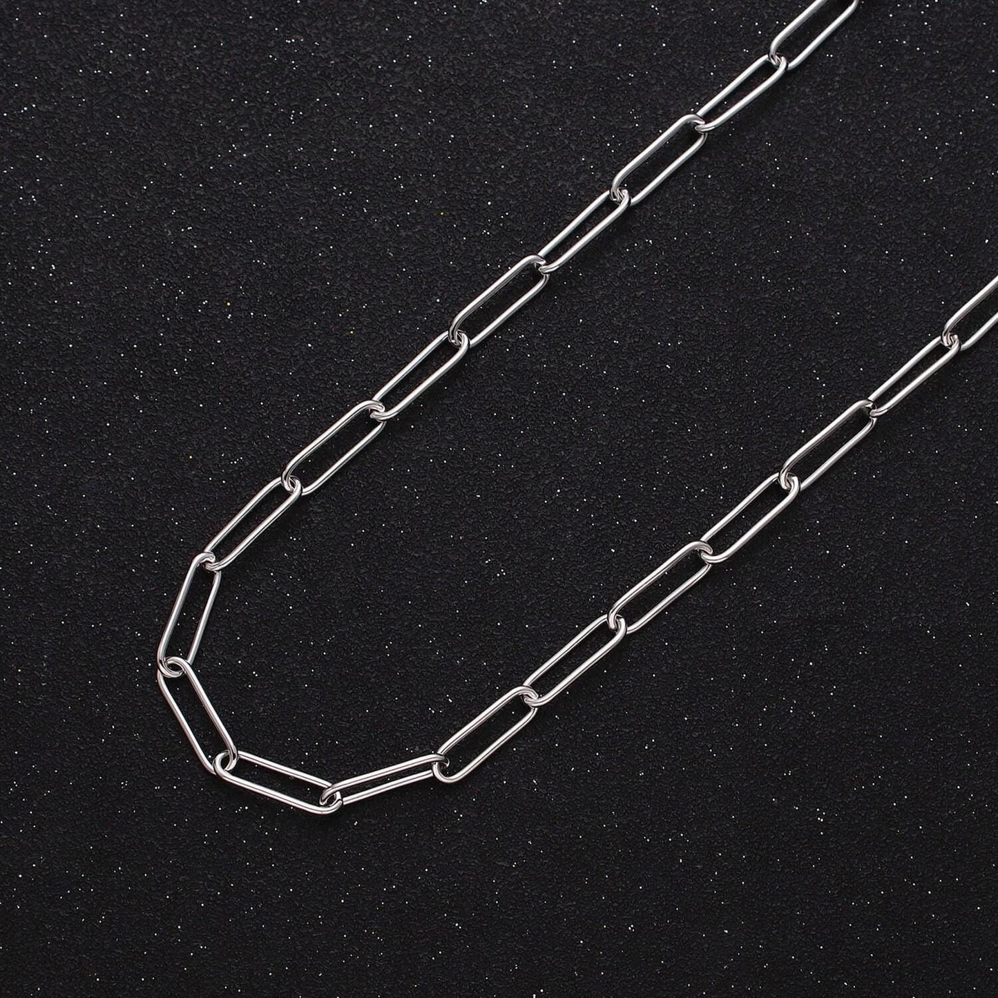 16k gold filled 15mm x 4.5mm paperclip unfinished jewelry making chain in gold & silver | roll-1373 roll-1374