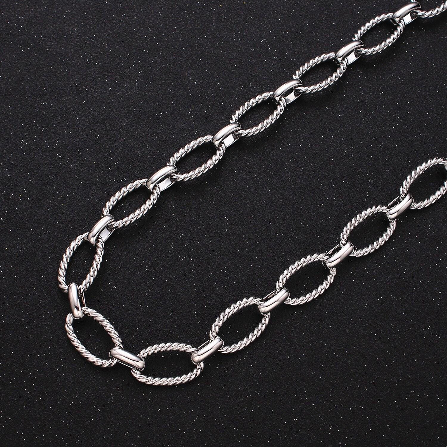 16k gold filled chain by yard rope oval cable chain unfinished chain wholesale chunky chain large oval link chain roll-1319 1320