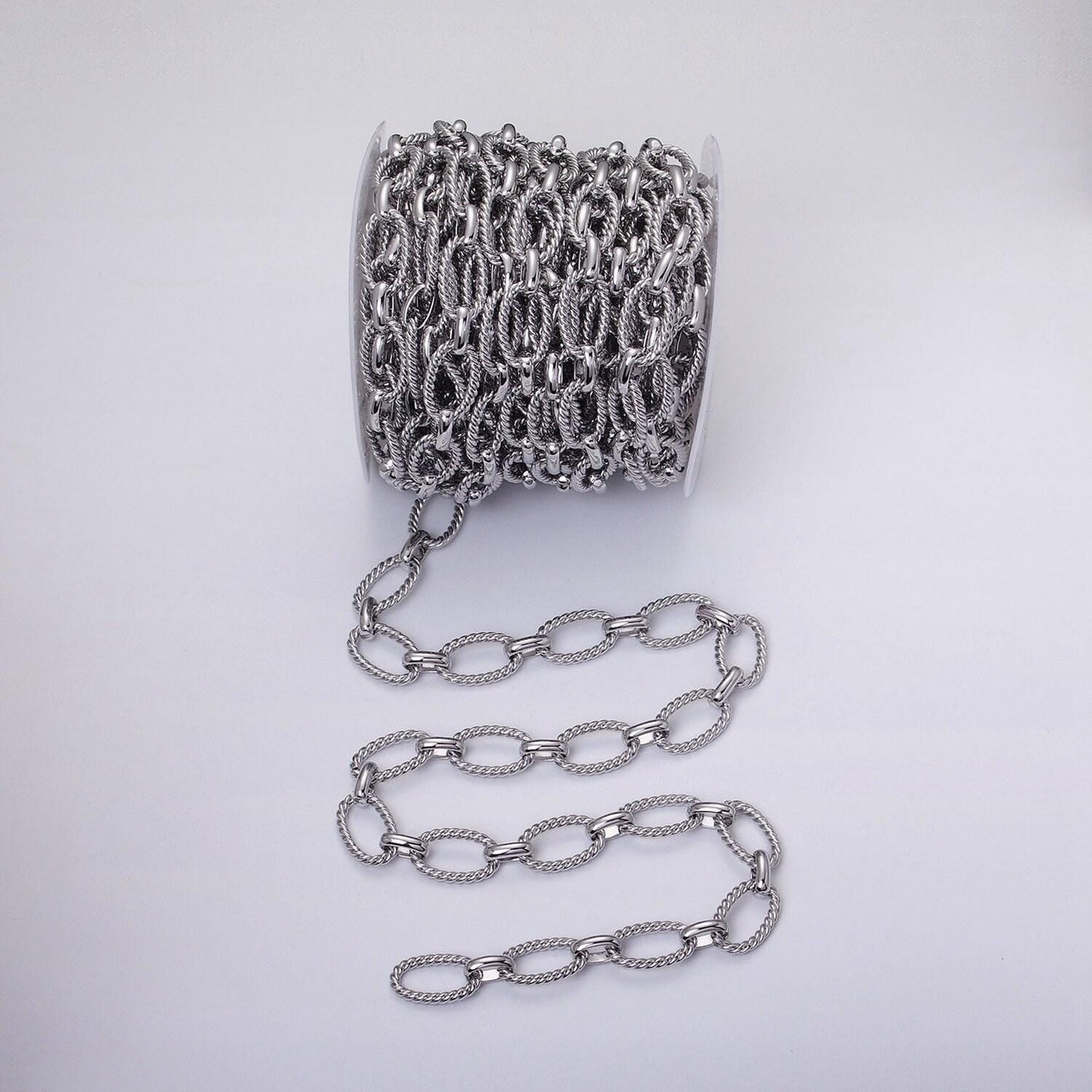 16k gold filled chain by yard rope oval cable chain unfinished chain wholesale chunky chain large oval link chain roll-1319 1320