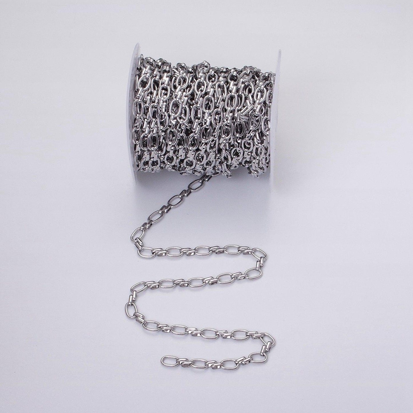 16k gold filled oval link chain chunky unfinished chain by yard for handmade supply 6.1mm | roll-1313 1314
