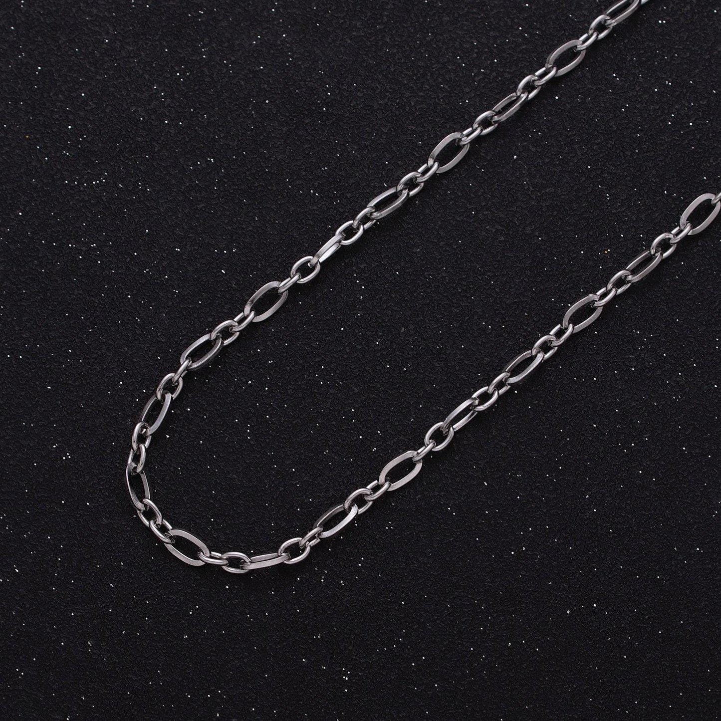 24k gold filled figure eight chain 3.5 mm dainty cable link unfinished chain by yard | roll-1295 1296