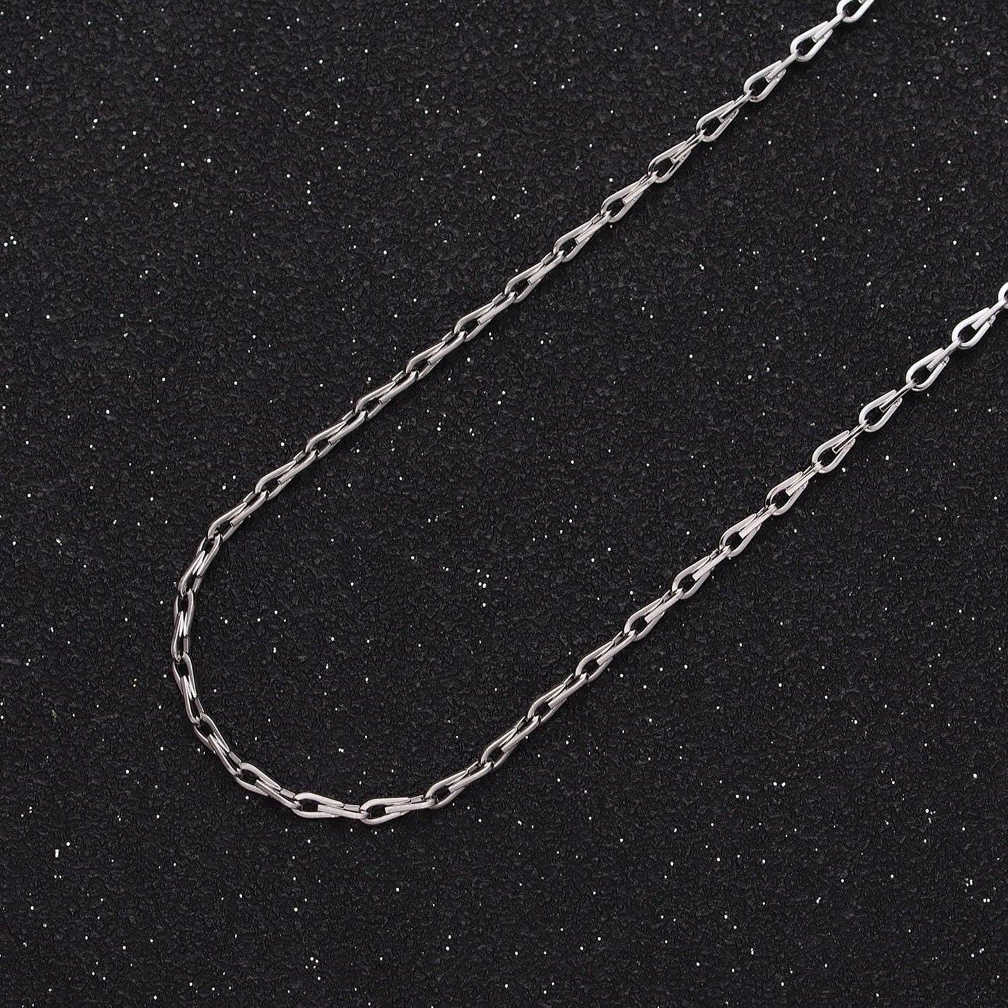 Dainty gold horse shoe chain 1.7mm unfinished chain by yard unique horseshoe link chain | roll-1267 1268