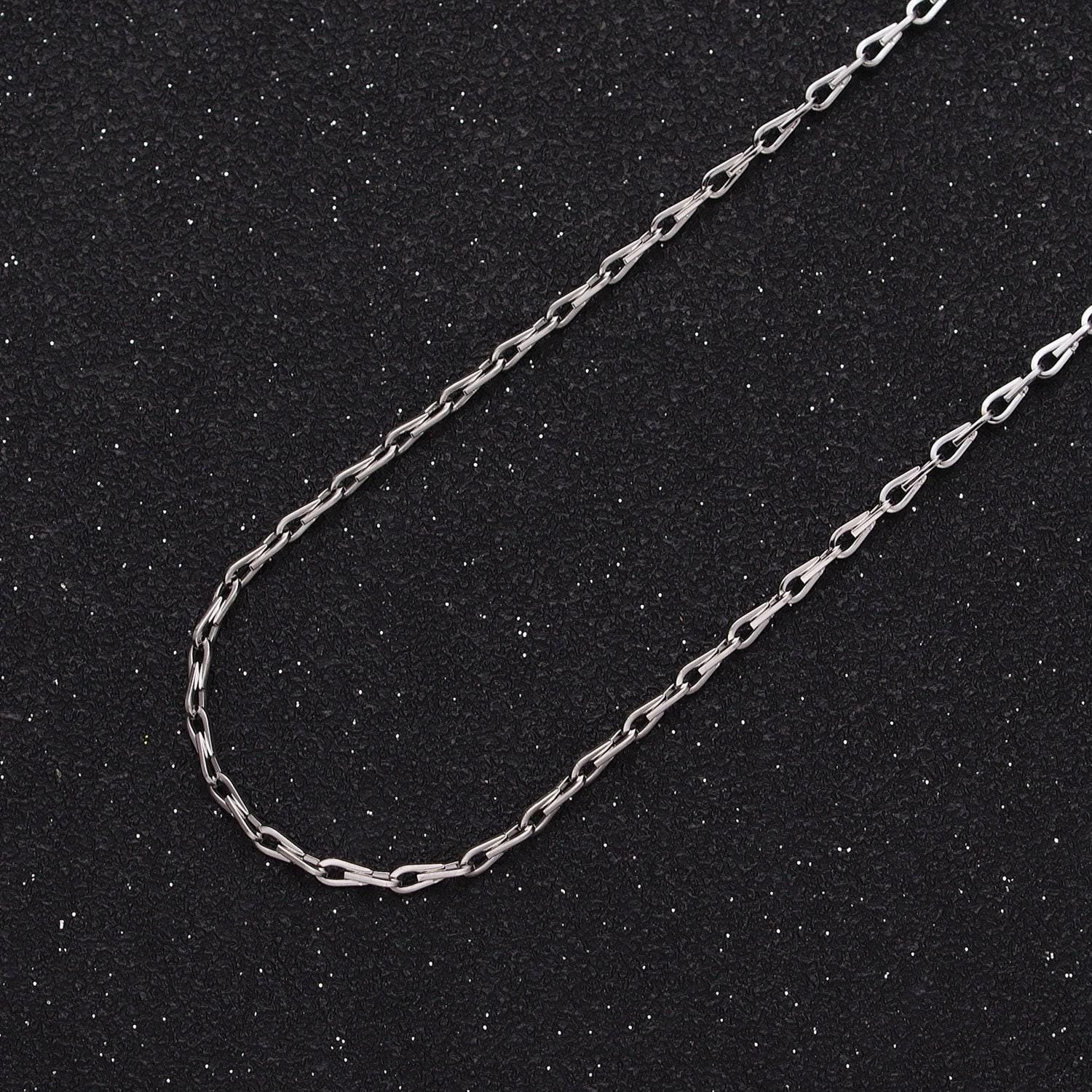 Dainty gold horse shoe chain 1.7mm unfinished chain by yard unique horseshoe link chain | roll-1267 1268
