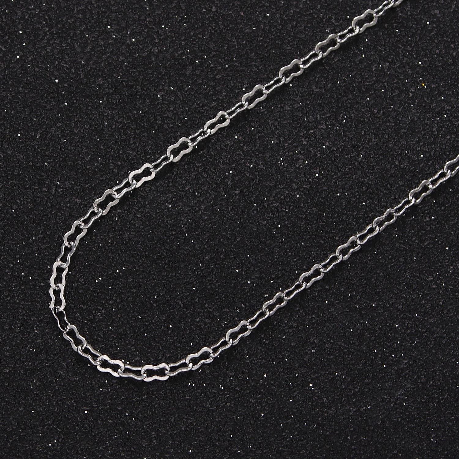 24k gold filled dainty 2.2mm figure eight 8 link unfinished geometric gold, silver chain for jewelry making by yard | roll-1041, roll-1114