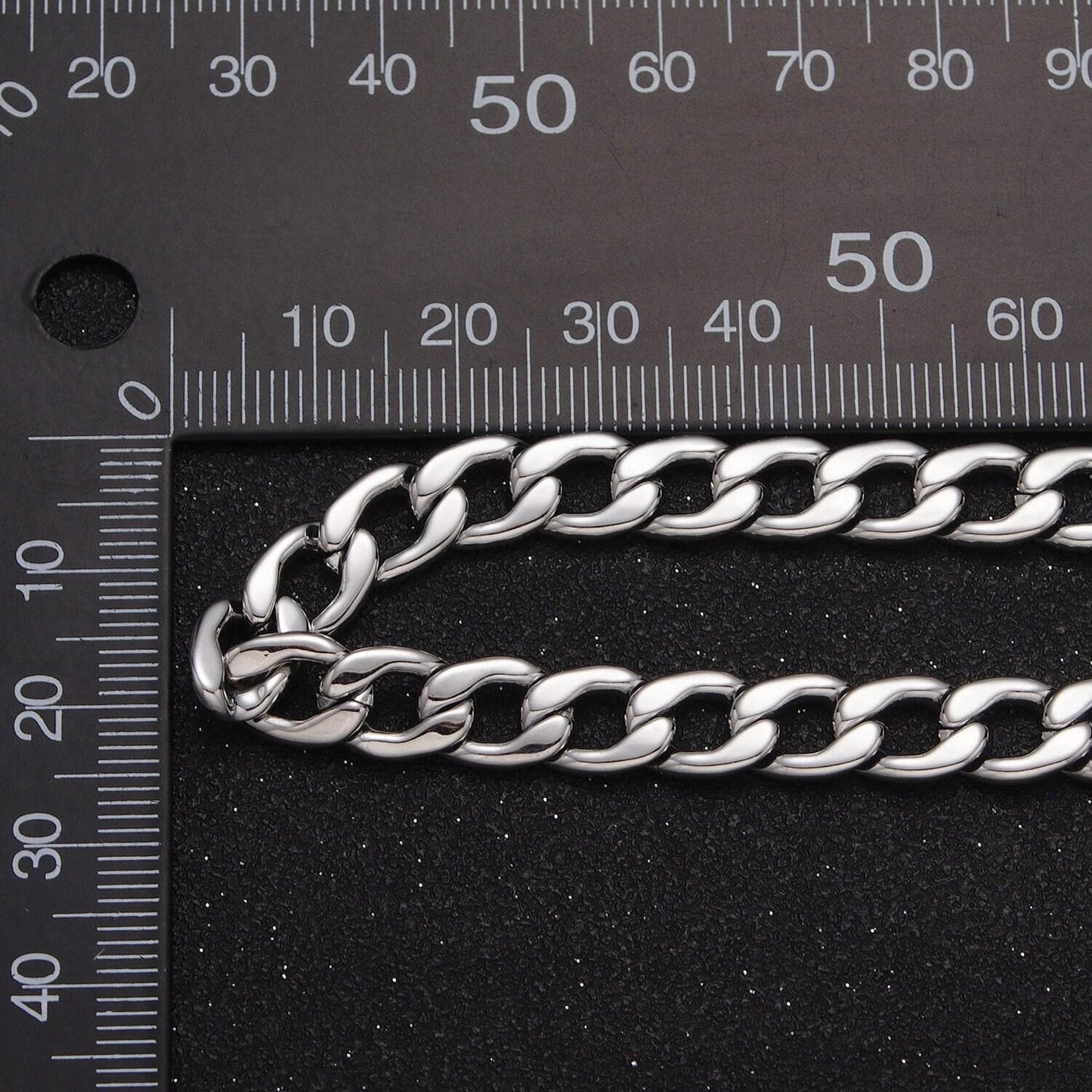 Chunky gold cuban link chain unfinished gold filled curb chain for diy jewelry making wholesale chain by yard roll-1049