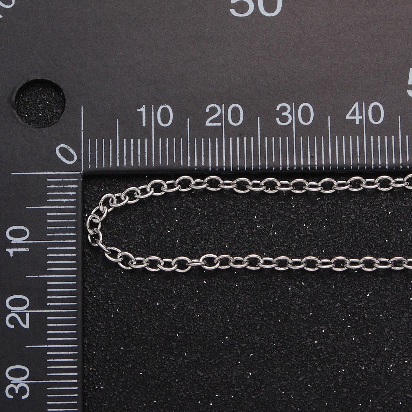 Dainty gold filled minimalist 2.2mm cable rolo unfinished chain by yard for jewelry making in gold & silver | roll-1036 roll-1099