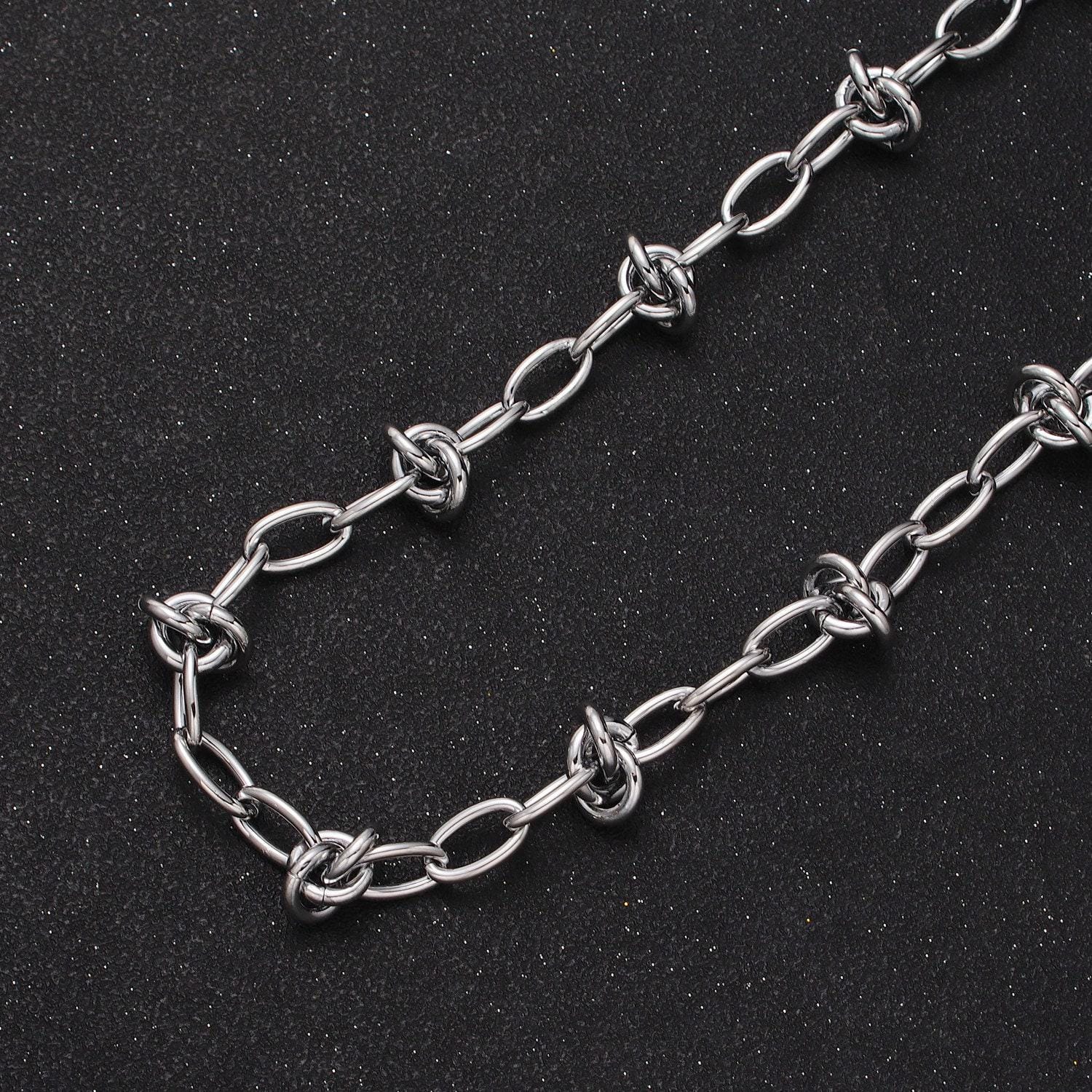 24k gold filled 8mm, 13mm barbed wire chain, wholesale multiple oval rolo jewelry making gold, silver chain | roll-994 995, roll-960 961