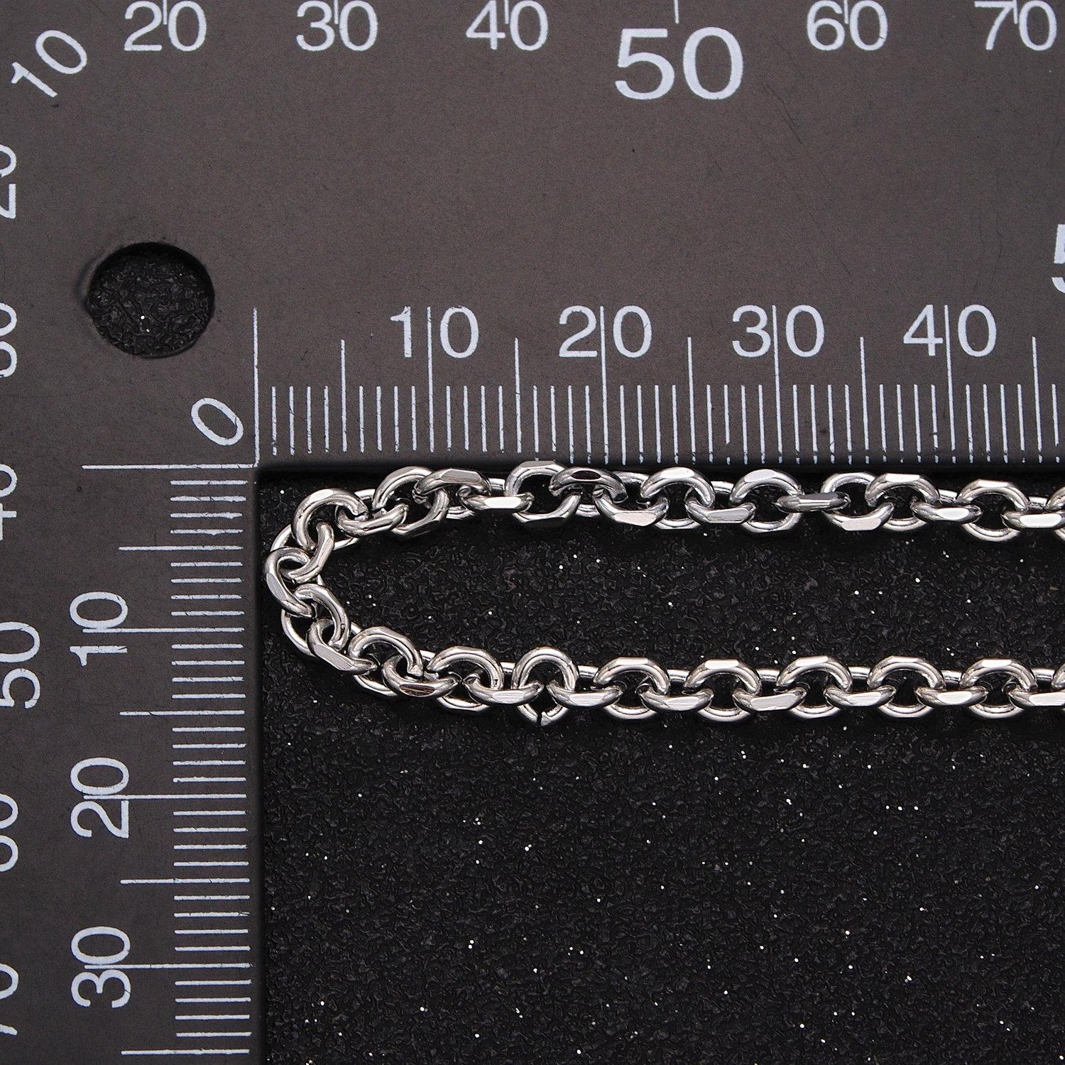 24k gold filled unfinished chain by yard cable circle chain, oval link necklace chain, wholesale bulk chain jewelry making 2.3mm roll-885