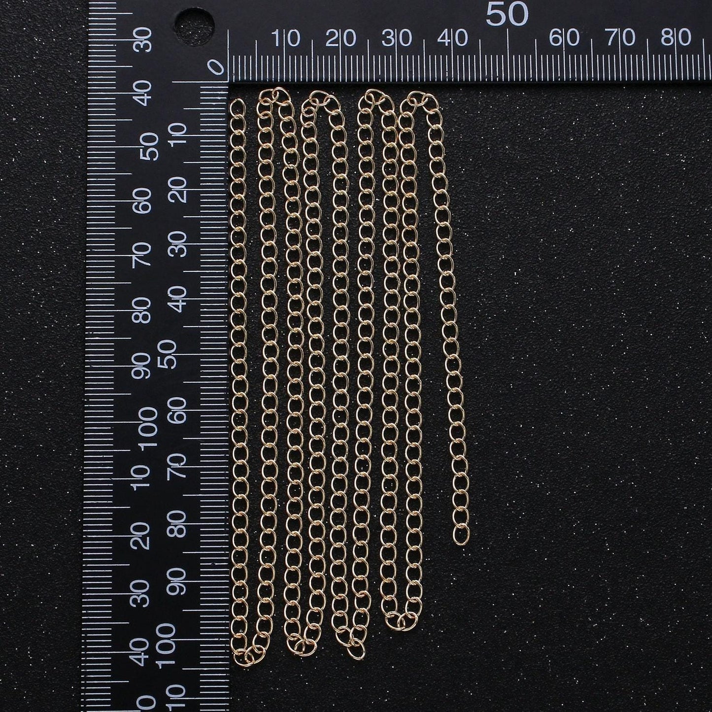 24k gold rolo cable chain by yard, oval link chain, wholesale bulk roll chain for diy jewelry, thickness 0.3mm,288/388