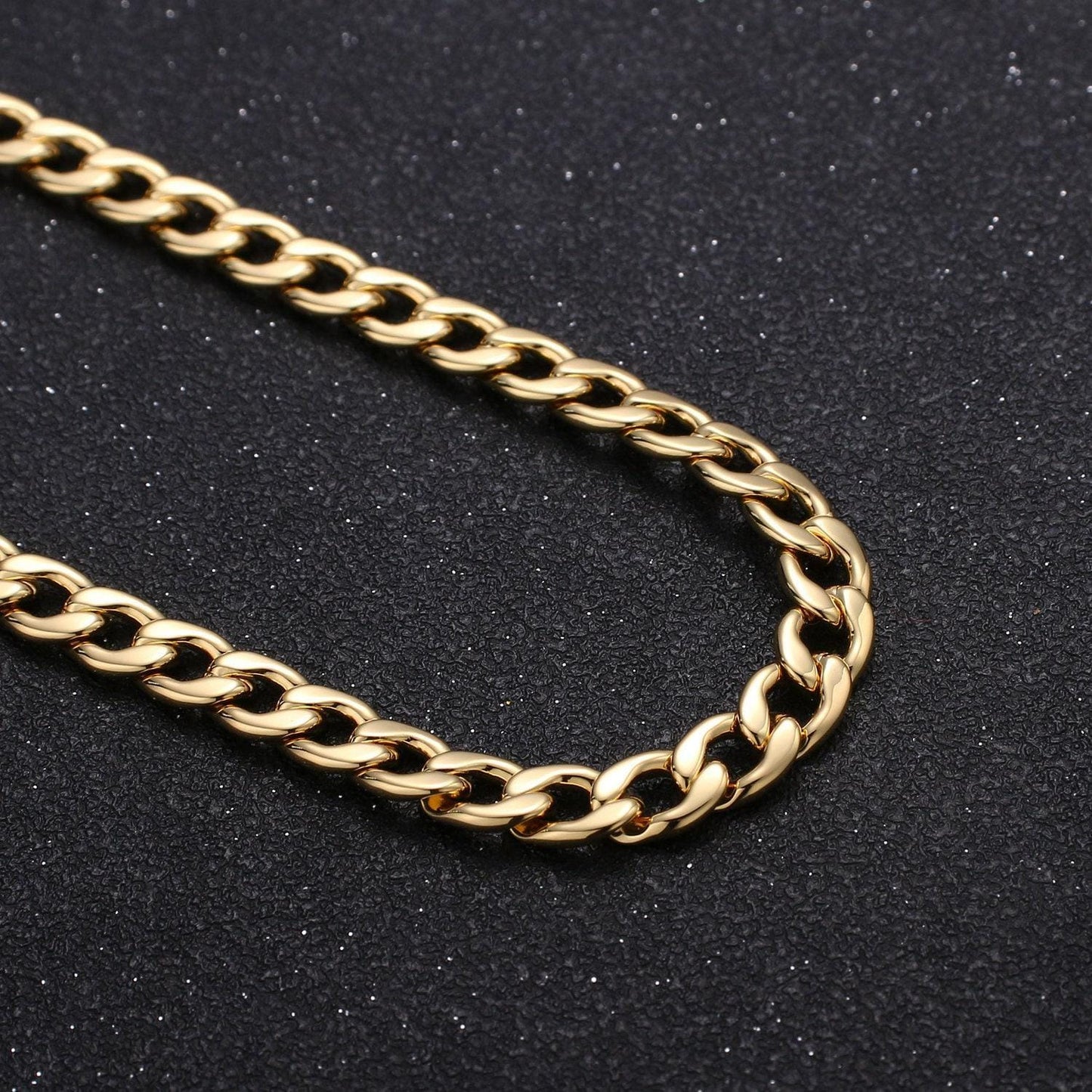 5.9mm, gold cuban curb chain by yard, cuban curb chain by foot, wholesale bulk roll chain for jewelry making,237
