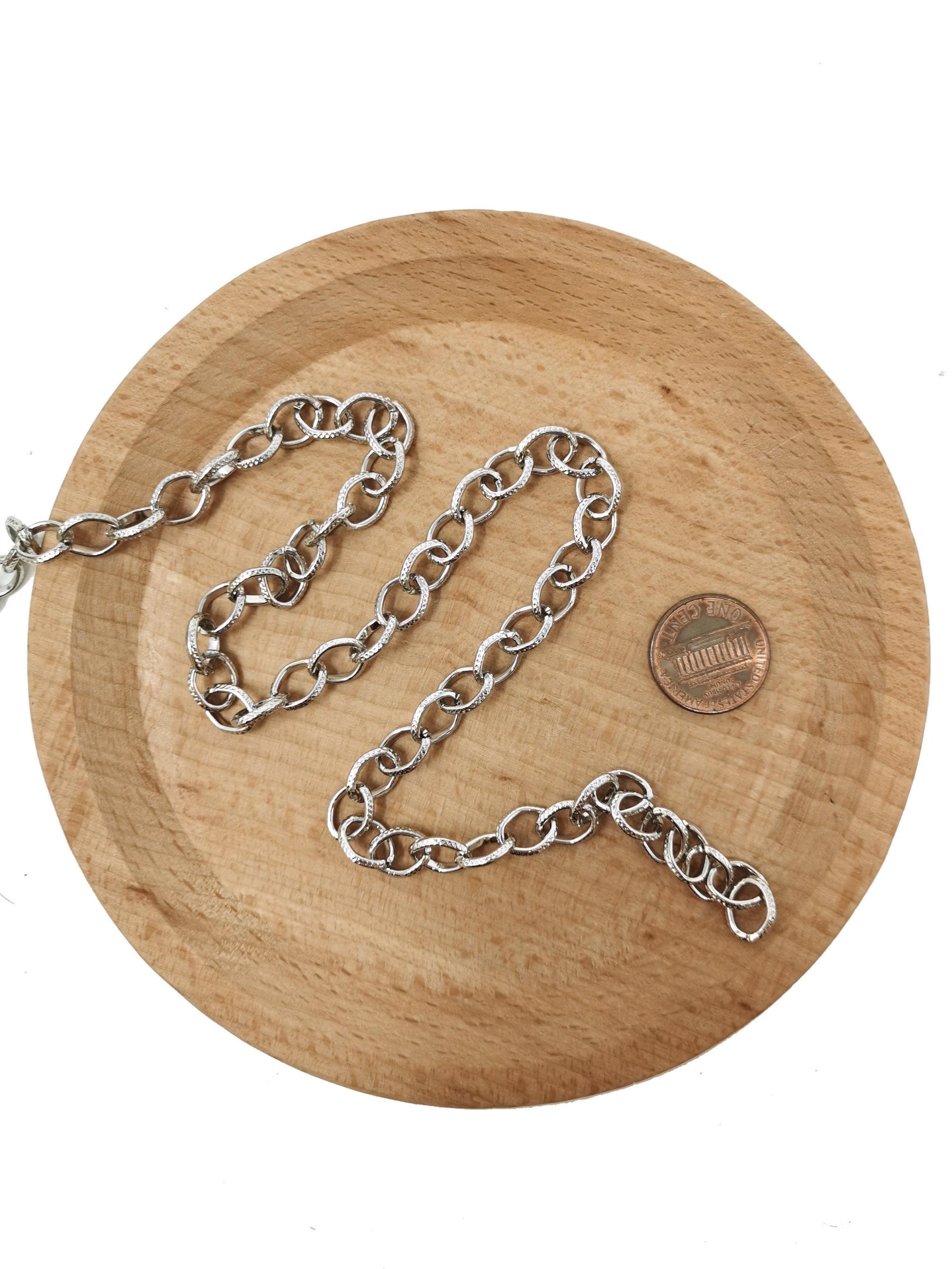 Gold rolo cable chain by yard, rolo cable chain by foot, wholesale bulk roll chain, width 8mm, roll-98,94