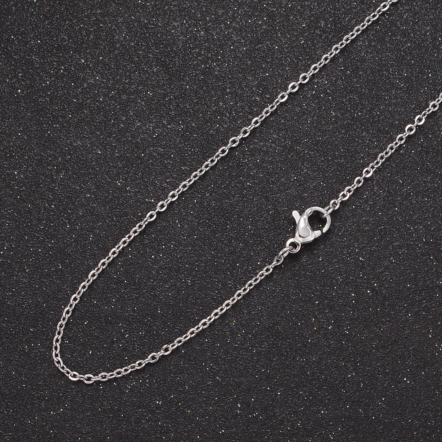 24k gold filled cable chain dainty chain simple everyday layering necklace wa-732