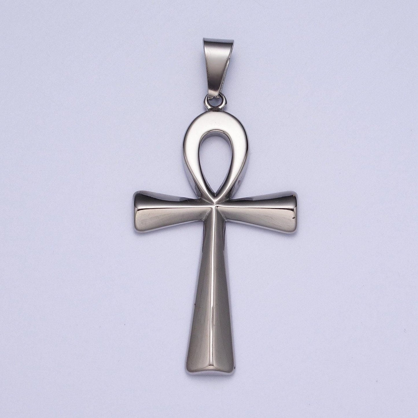 Stainless steel egyptian ankh cross pendant in gold & silver for statement jewelry religious jewelry pendant j265 j323