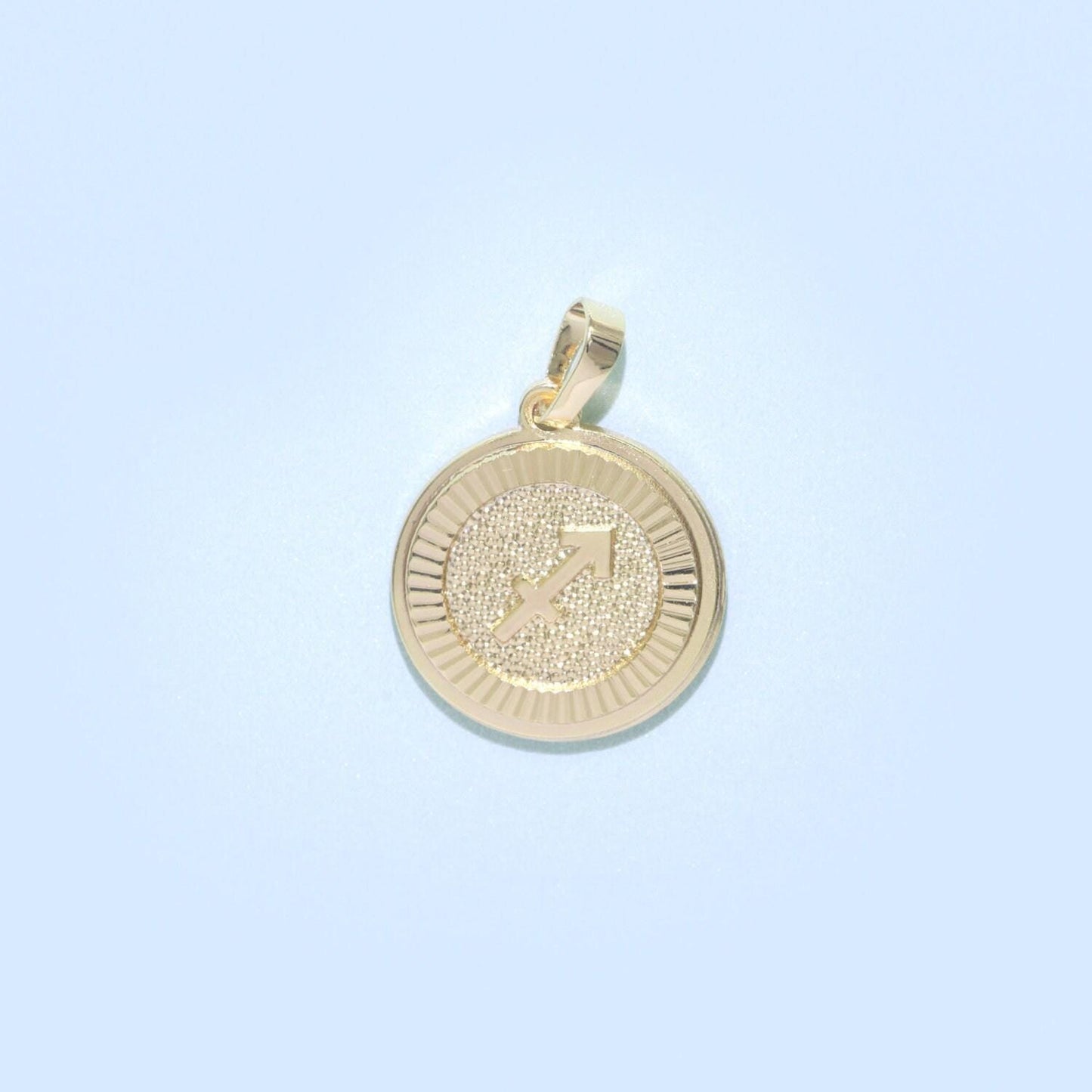 Gold filled constellation charms, zodiac star symbol, horoscope charm, gold astrological pendant medallion minimalist jewelry a1719-1724