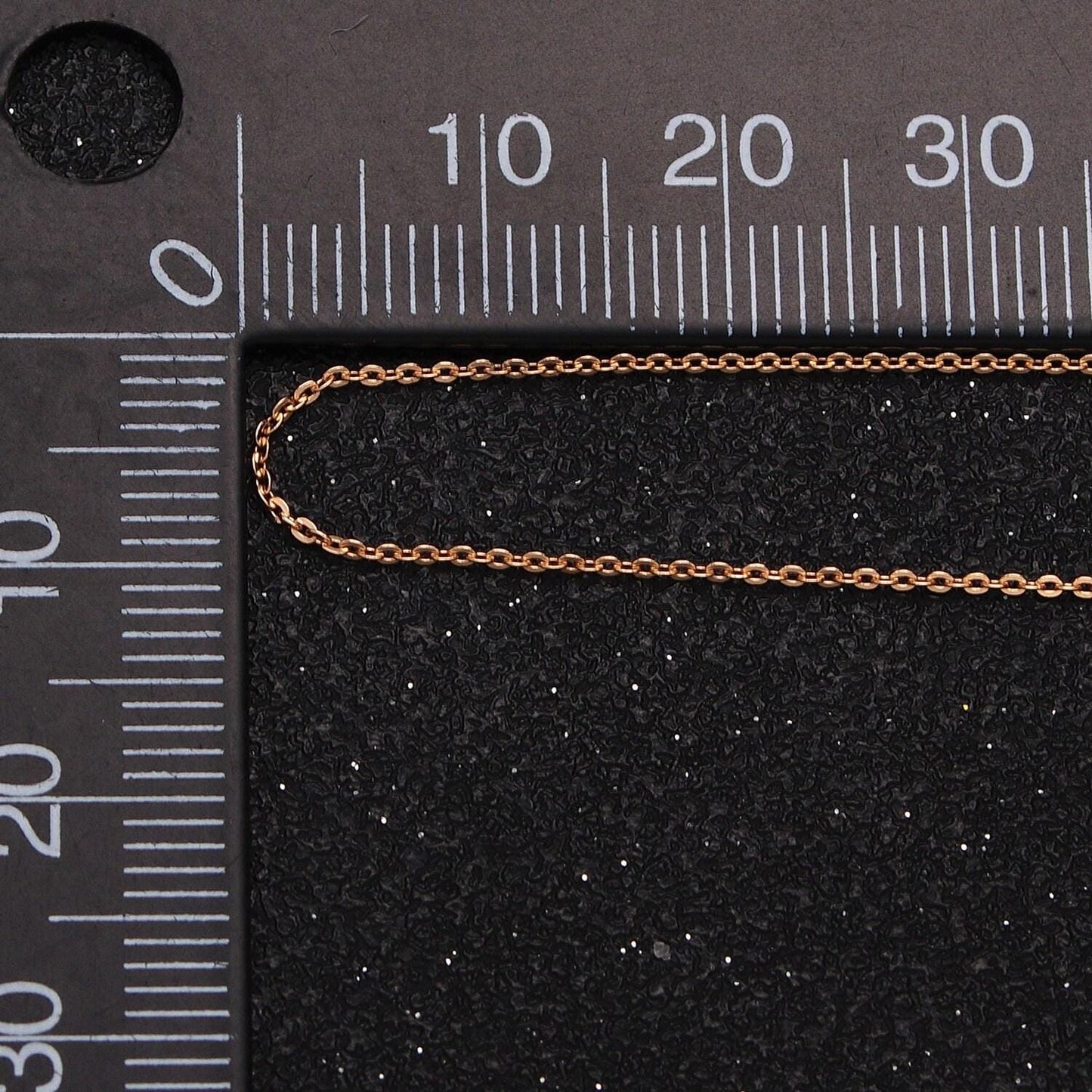 19.5'' ready to use 18k gold filled thin rolo necklace chain layering cable chain dainty necklace for pendant charm necklace making wa1605