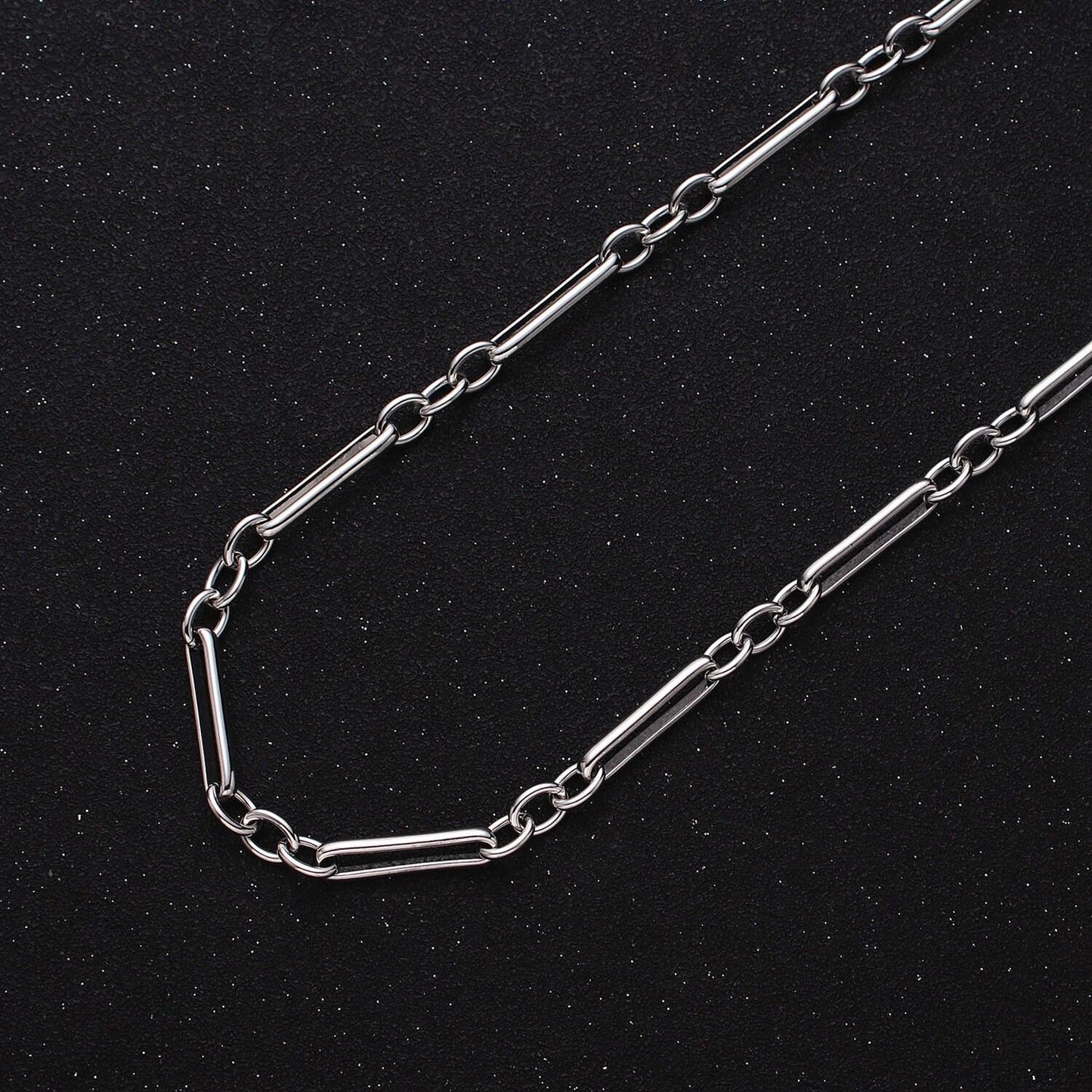 16k gold filled figure eight figaro chain, silver figure eight chain paper clip chain by yard for jewelry making supply | roll-1261 1262