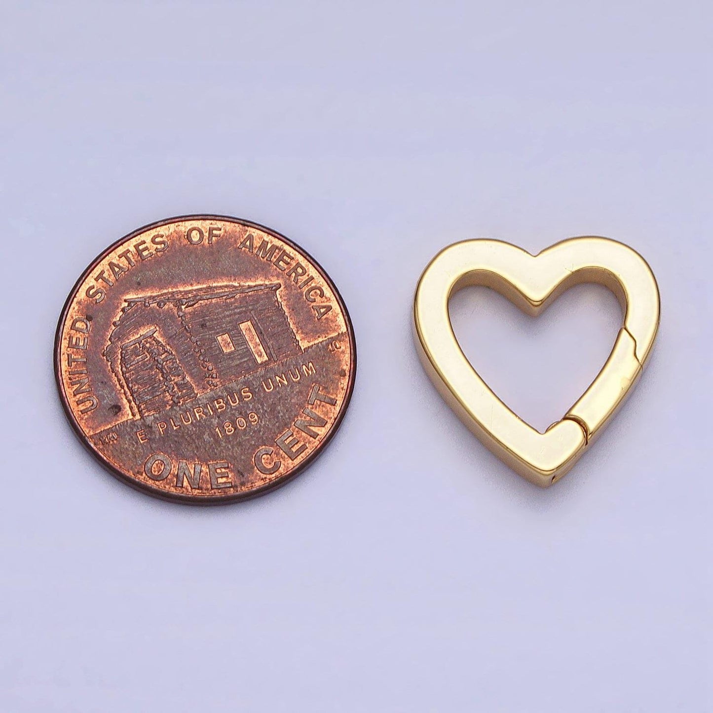 Gold silver spring gate ring heart clasp, push clip clasp, spring gate for jewelry making z309 z310
