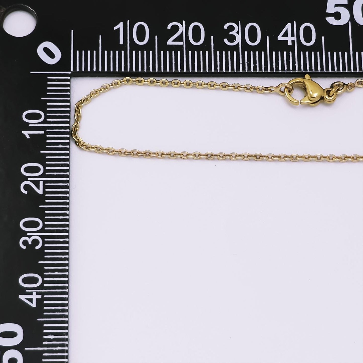 14k gold filled 1.5mm dainty cable chain 16.3 inch layering necklace | wa-2719