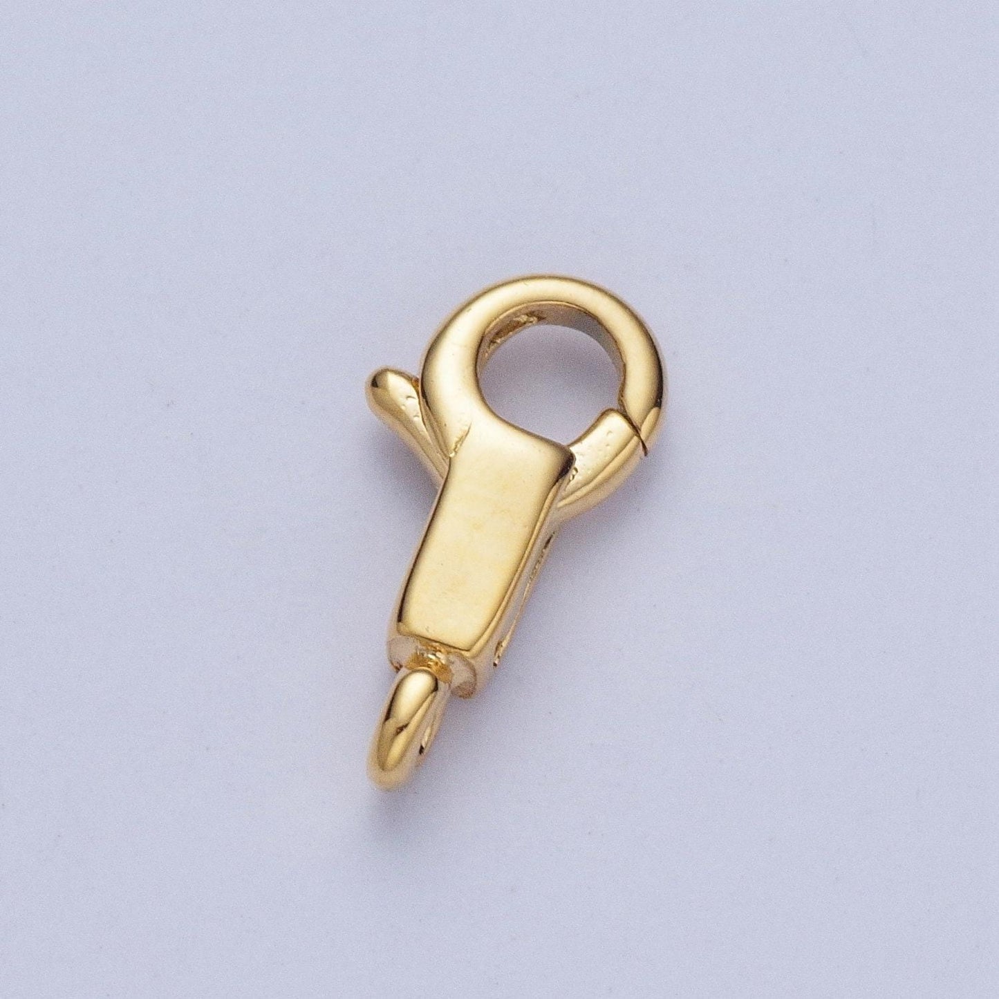 1pc 24k and 14k gold lobster clasp, round head long rectanglular body lobster clasp for jewelry making | l-870, l-871, l-918