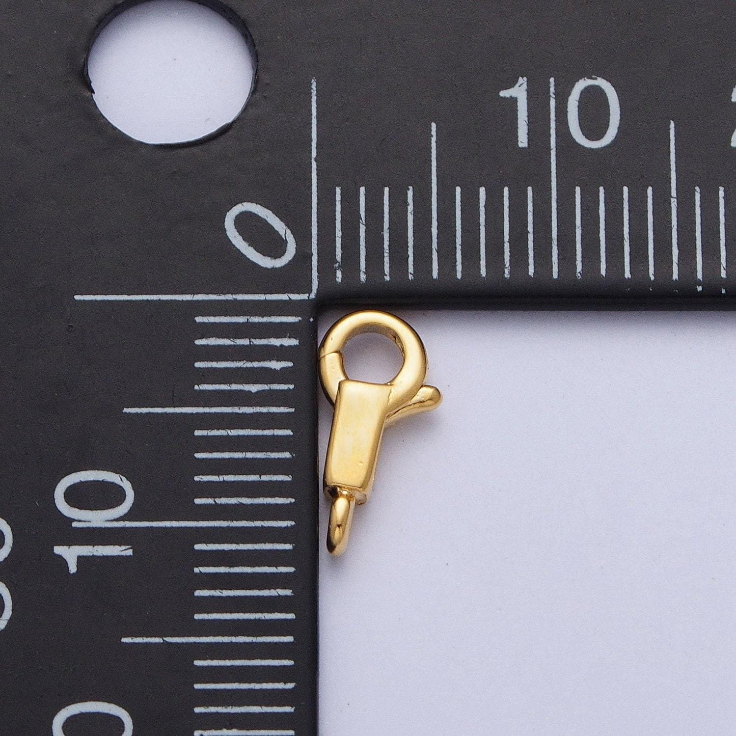 1pc 24k and 14k gold lobster clasp, round head long rectanglular body lobster clasp for jewelry making | l-870, l-871, l-918