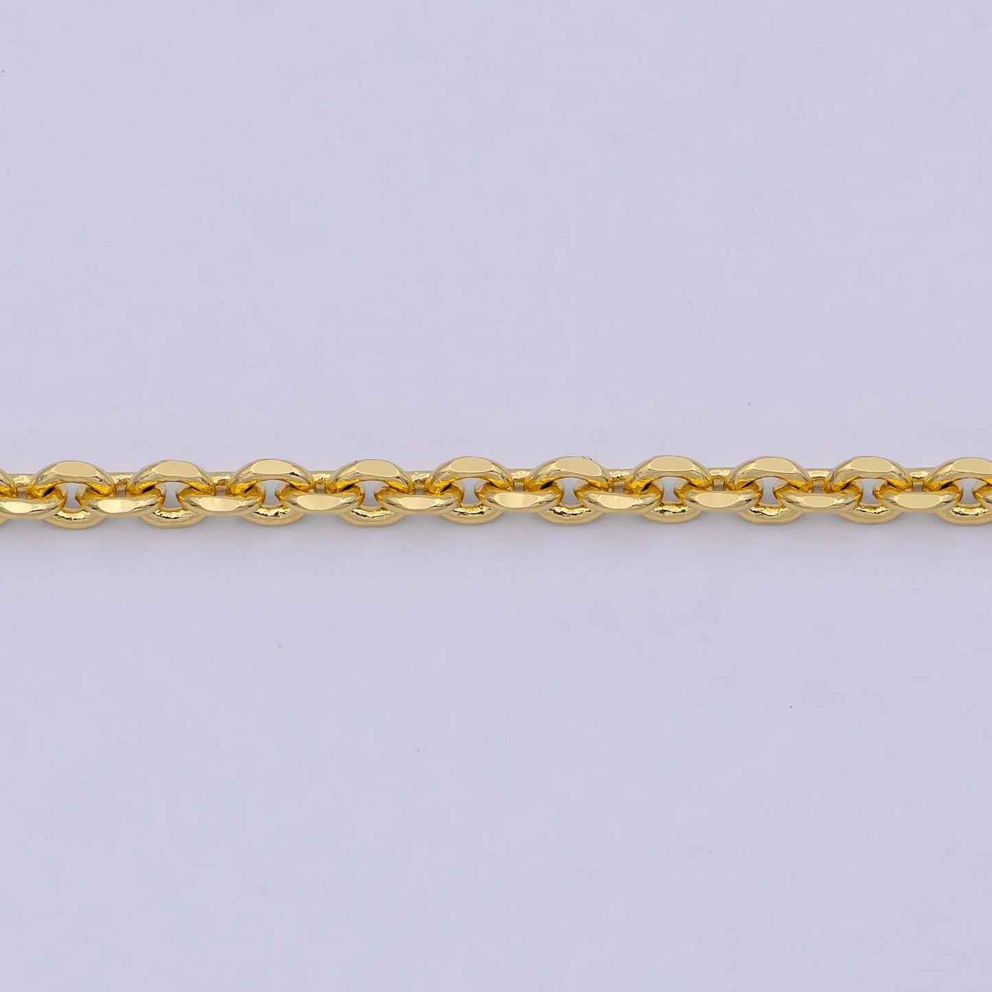 17.7'' ready to use 24k gold filled thin cable necklace chain layering cable chain dainty necklace, for pendant charm necklace making wa-740