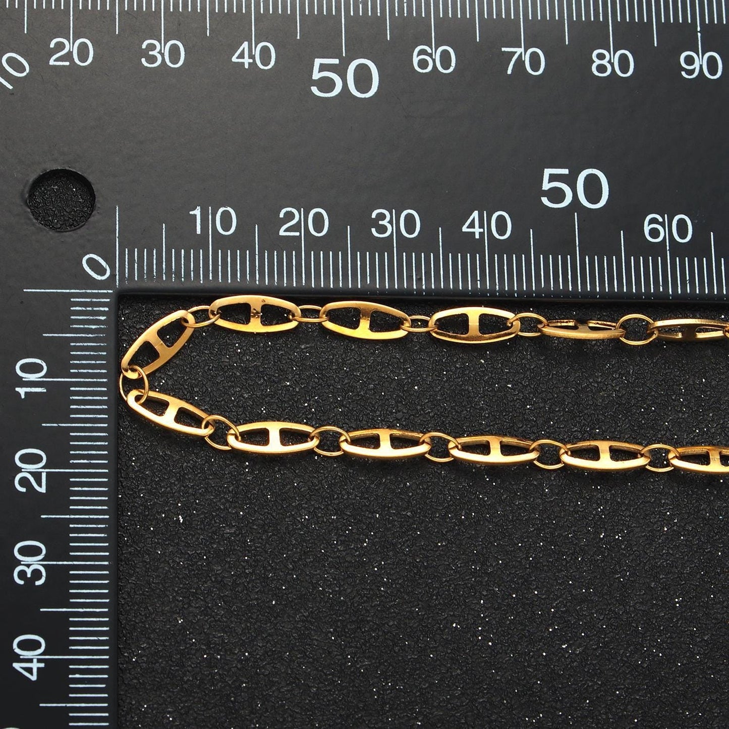 20 inch anchor mariner stainless steel chain necklace in gold & silver | wa-2592 wa-2593