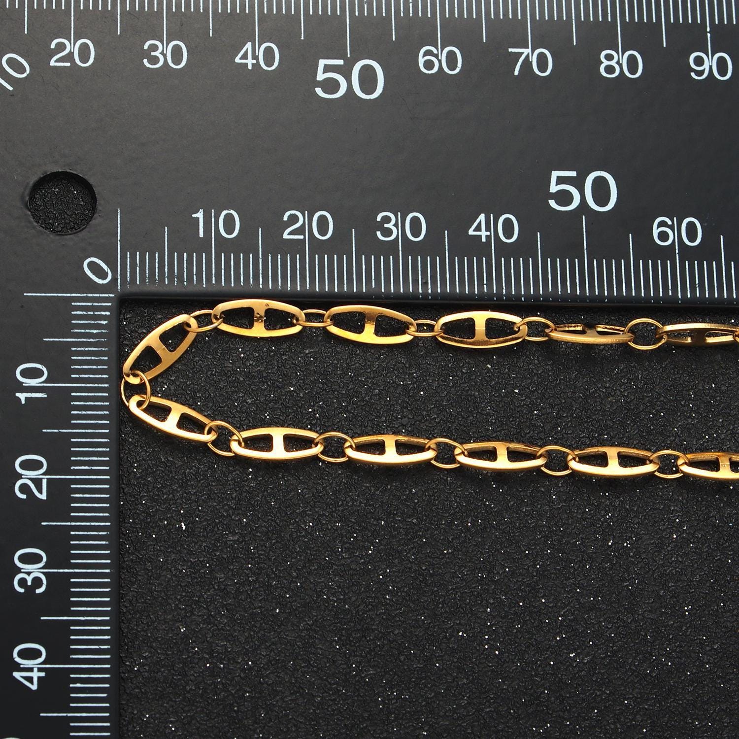 20 inch anchor mariner stainless steel chain necklace in gold & silver | wa-2592 wa-2593