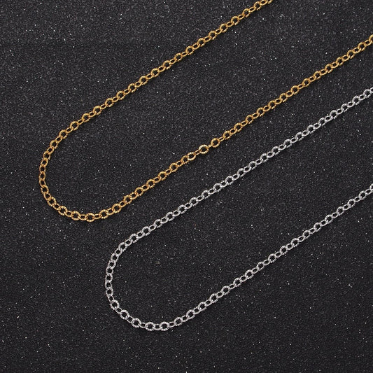 24k gold filled sunburst rolo cable chain, textured 2.2mm width gold & silver jewelry making unfinished chain by yard | roll-937, roll-938