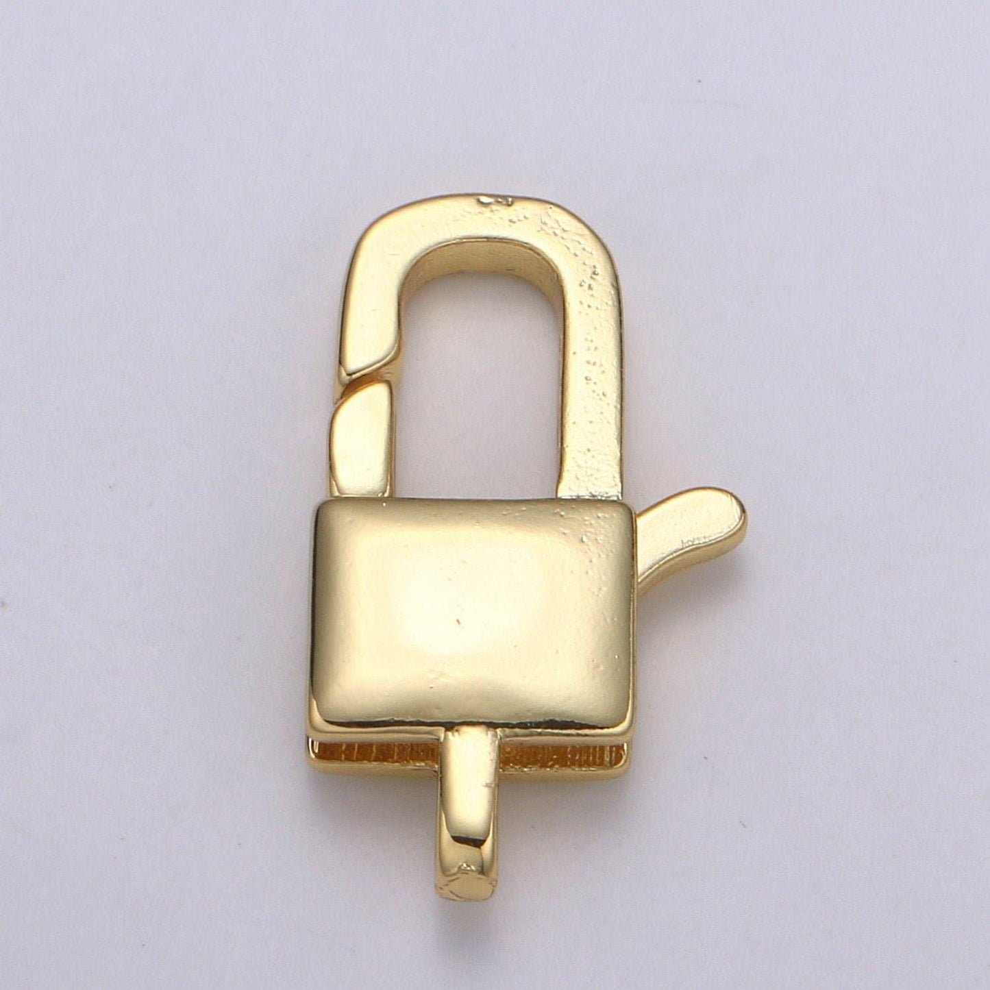 1pc wholesale lobster clasp 24k gold , square lobster claw for jewelry making, size 19.1mmx11.6mm and 38mm x 17.5mm supp-1116, f-507