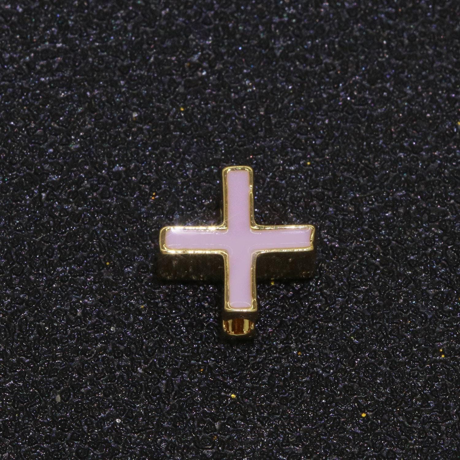 Gold filled enamel spacer beads, symbol beads, beads heart star pink red enamel beads for bracelet necklace gold cover backing 8mm,10mm,b516