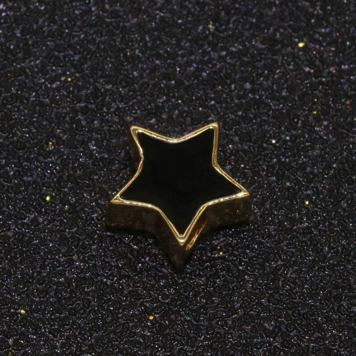 Gold filled enamel spacer beads, symbol beads, beads heart star pink red enamel beads for bracelet necklace gold cover backing 8mm,10mm,b516