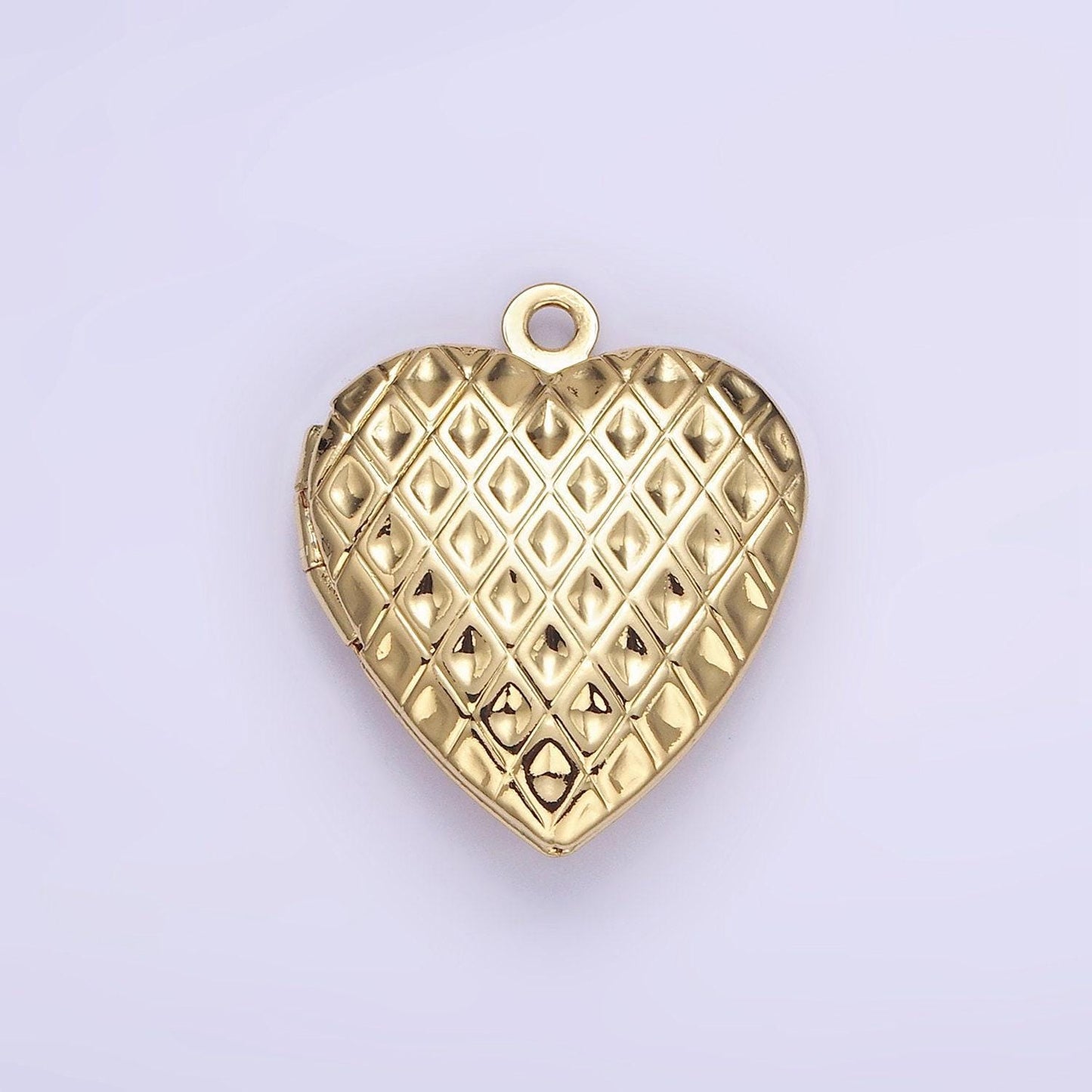 24k gold filled locket charm gold heart locket charm minimalist locket pendant for jewelry making d410
