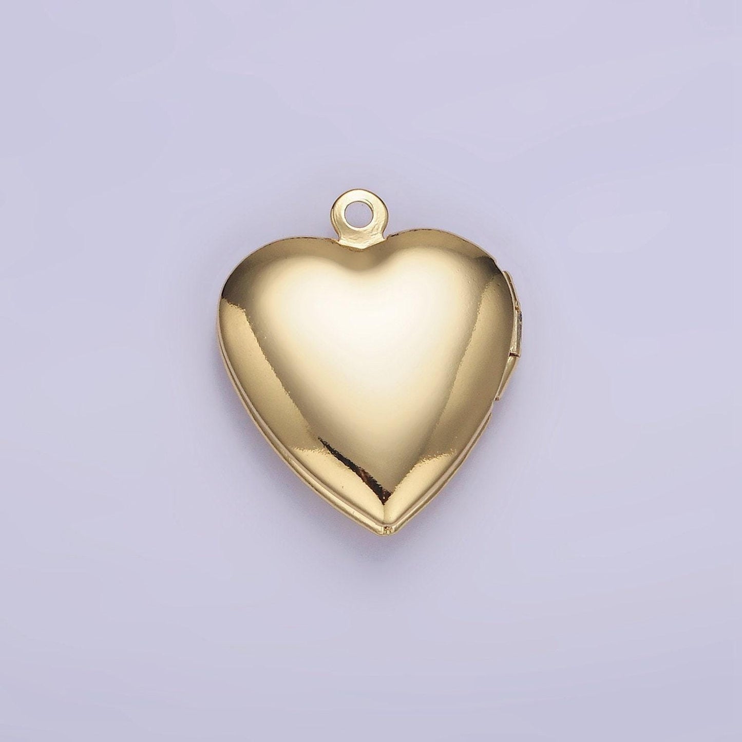 24k gold filled locket charm gold heart locket charm minimalist locket pendant for jewelry making d410