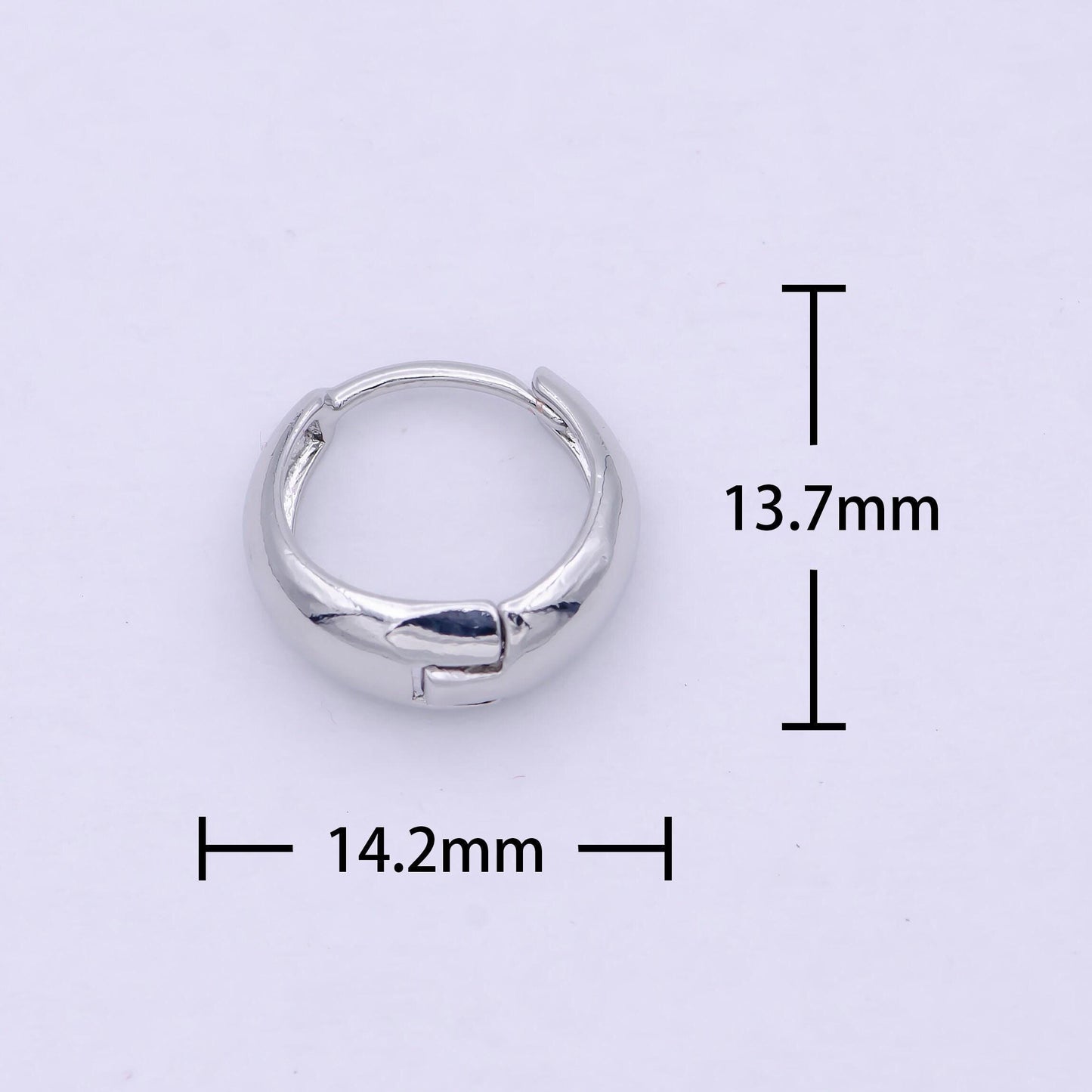 Dainty gold filled huggie hoop / perfect for every day wear / minimalist earring jewelry / perfect gift for her girl 14, 18mm