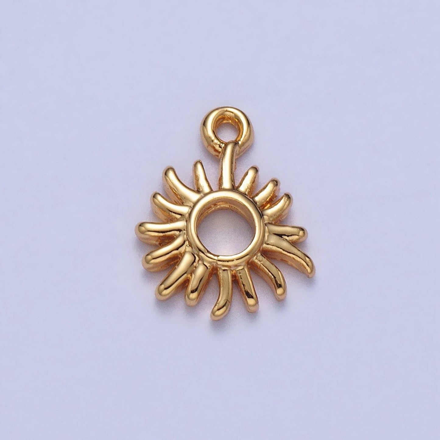 Mini gold sun charm celestial charm bohemian yogi charm jewelry finding silver sun ray charm for necklace bracelet earring supply ac040