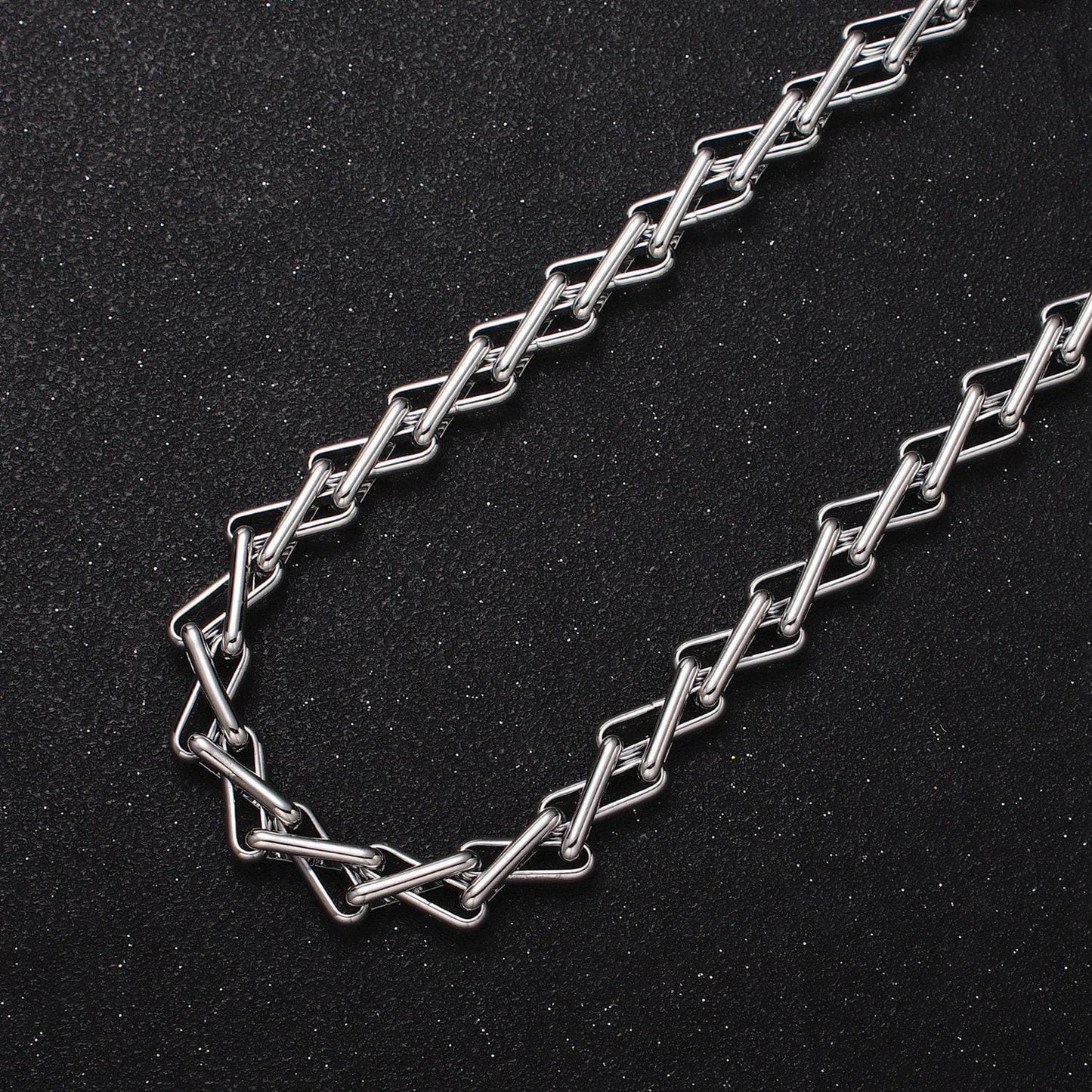 24k gold filled geometric designed multiple paperclip zig zag unfinished wholesale jewelry making chain by yard | roll-1123 roll-1202