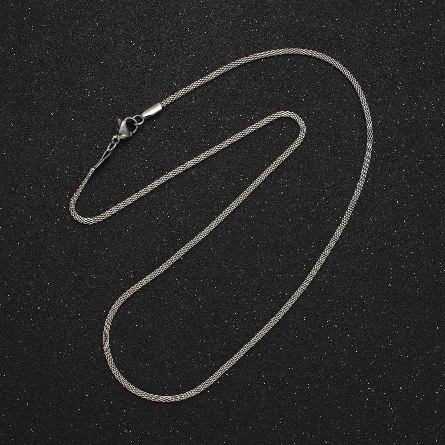 18.1 inch panther chain stainless steel necklace in gold & silver | wa-2602 wa-2603