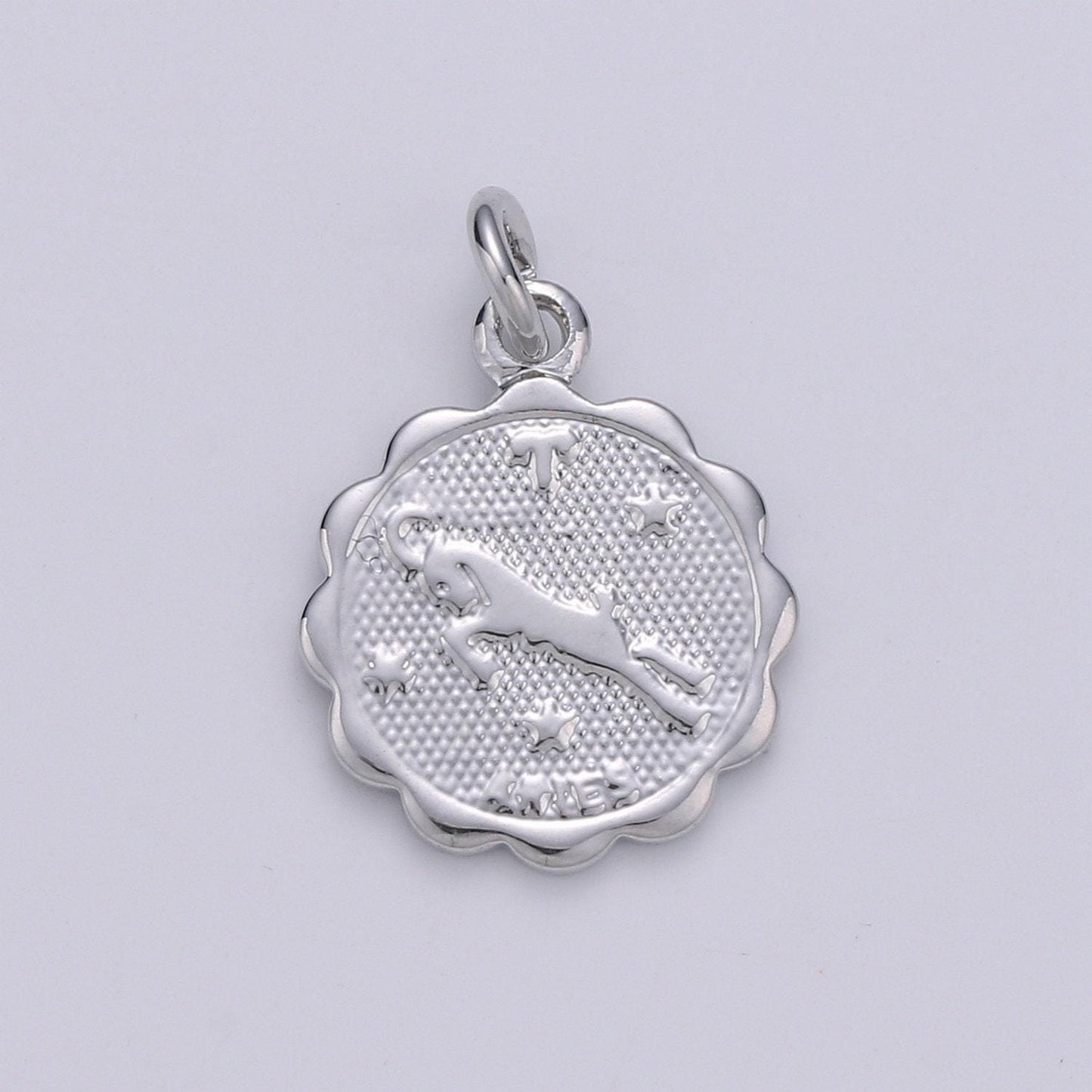 Silver zodiac constellation charms, zodiac symbol, horoscope charm, gold astrological zodiac sign minimalist jewelry, zodiac-021