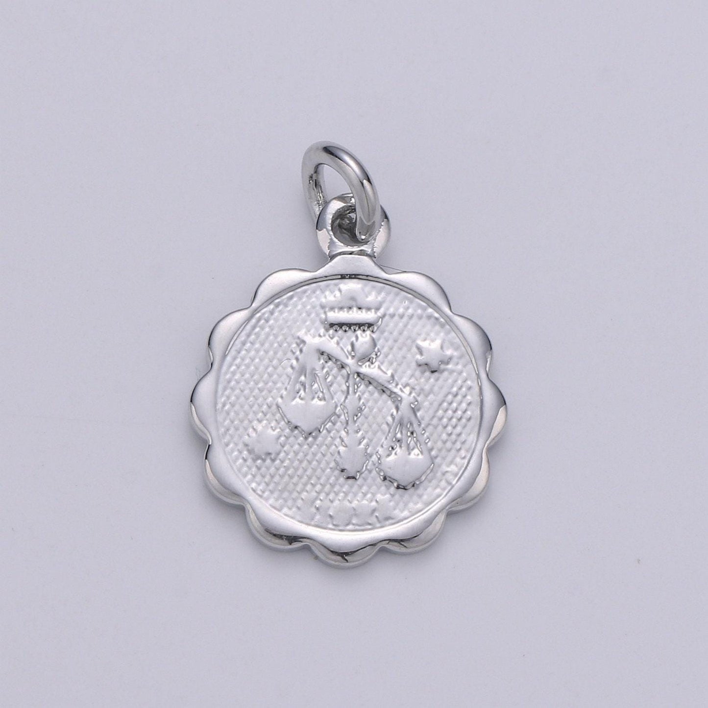 Silver zodiac constellation charms, zodiac symbol, horoscope charm, gold astrological zodiac sign minimalist jewelry, zodiac-021